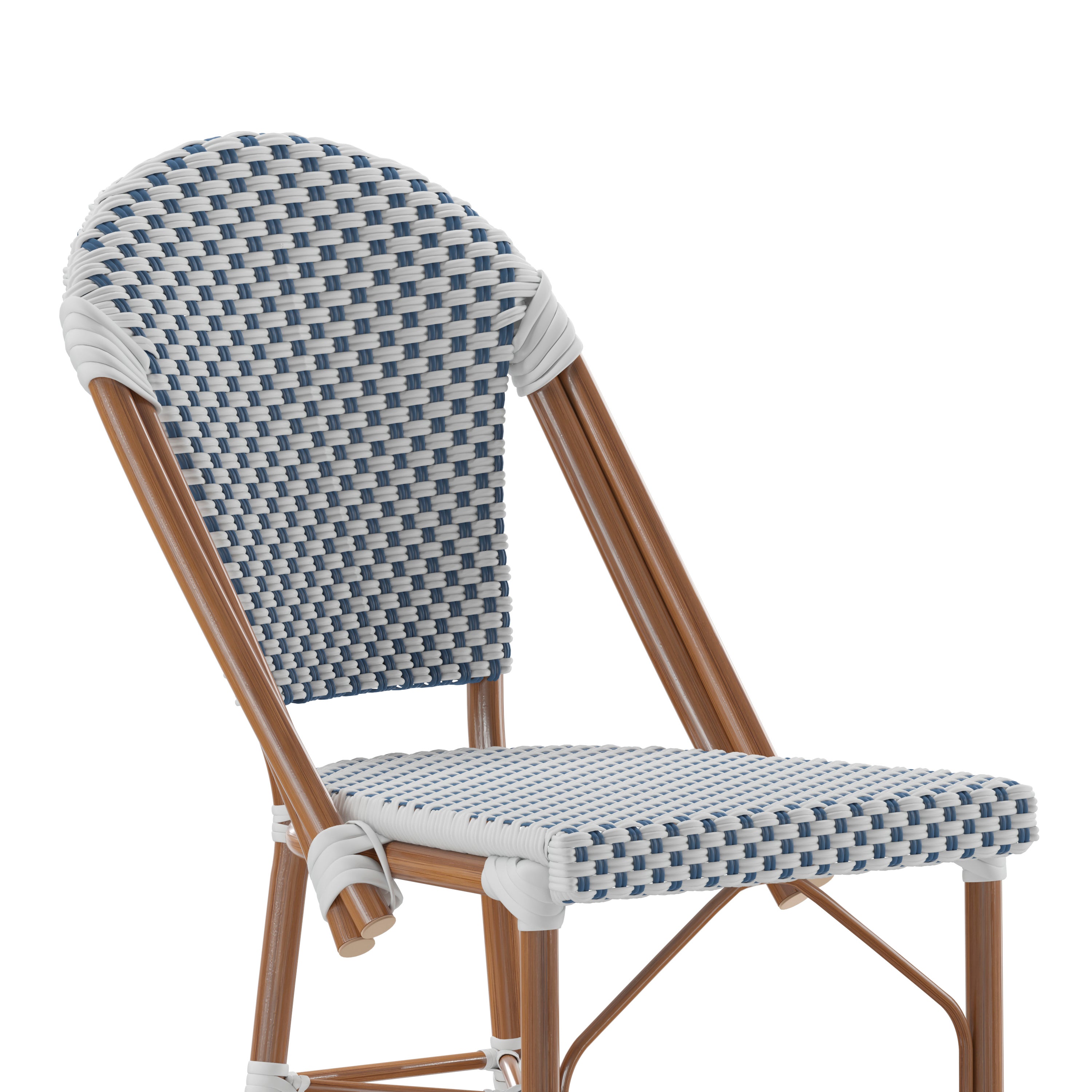 Lourdes Stackable Indoor/Outdoor Bistro 26" High Counter Height Stool