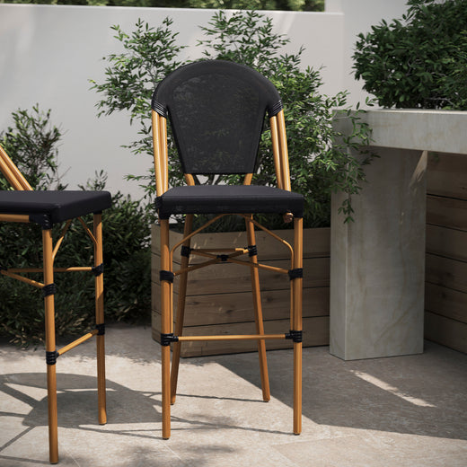 Marseille Stackable Indoor/Outdoor Bistro 30" High Barstool,