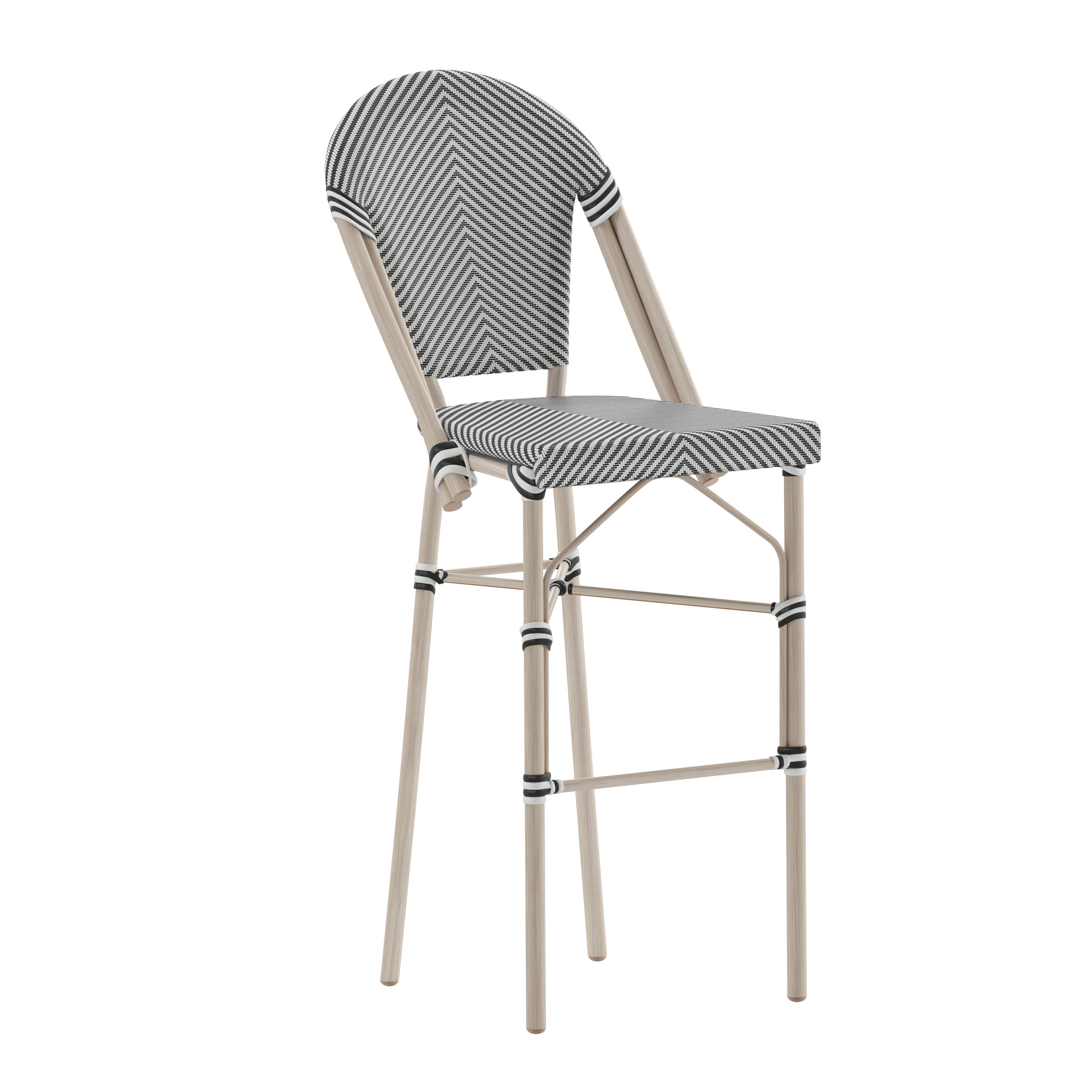 Marseille Stackable Indoor/Outdoor Bistro 30" High Barstool,
