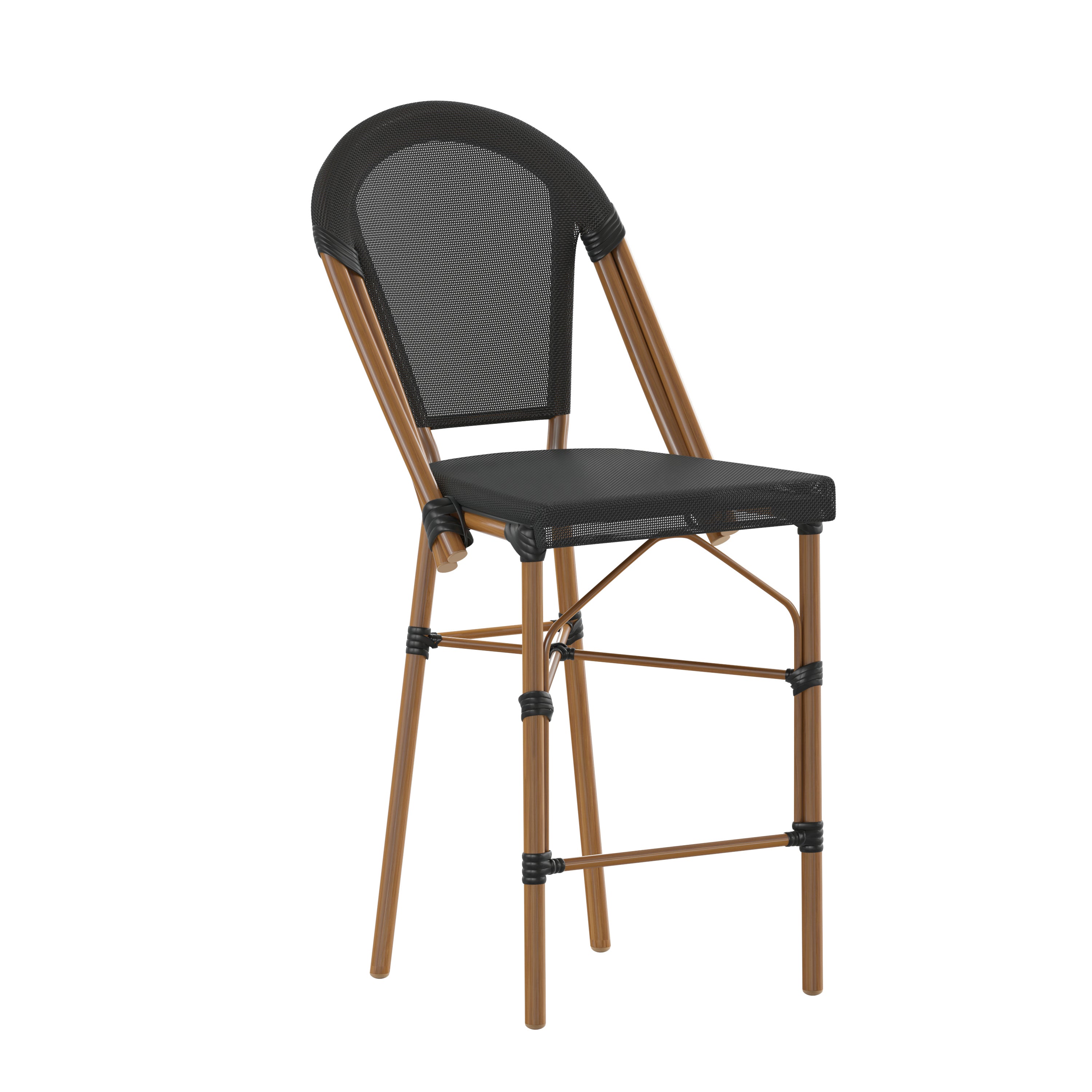 Marseille Stackable Indoor/Outdoor Bistro 26" High Counter Height Stool,