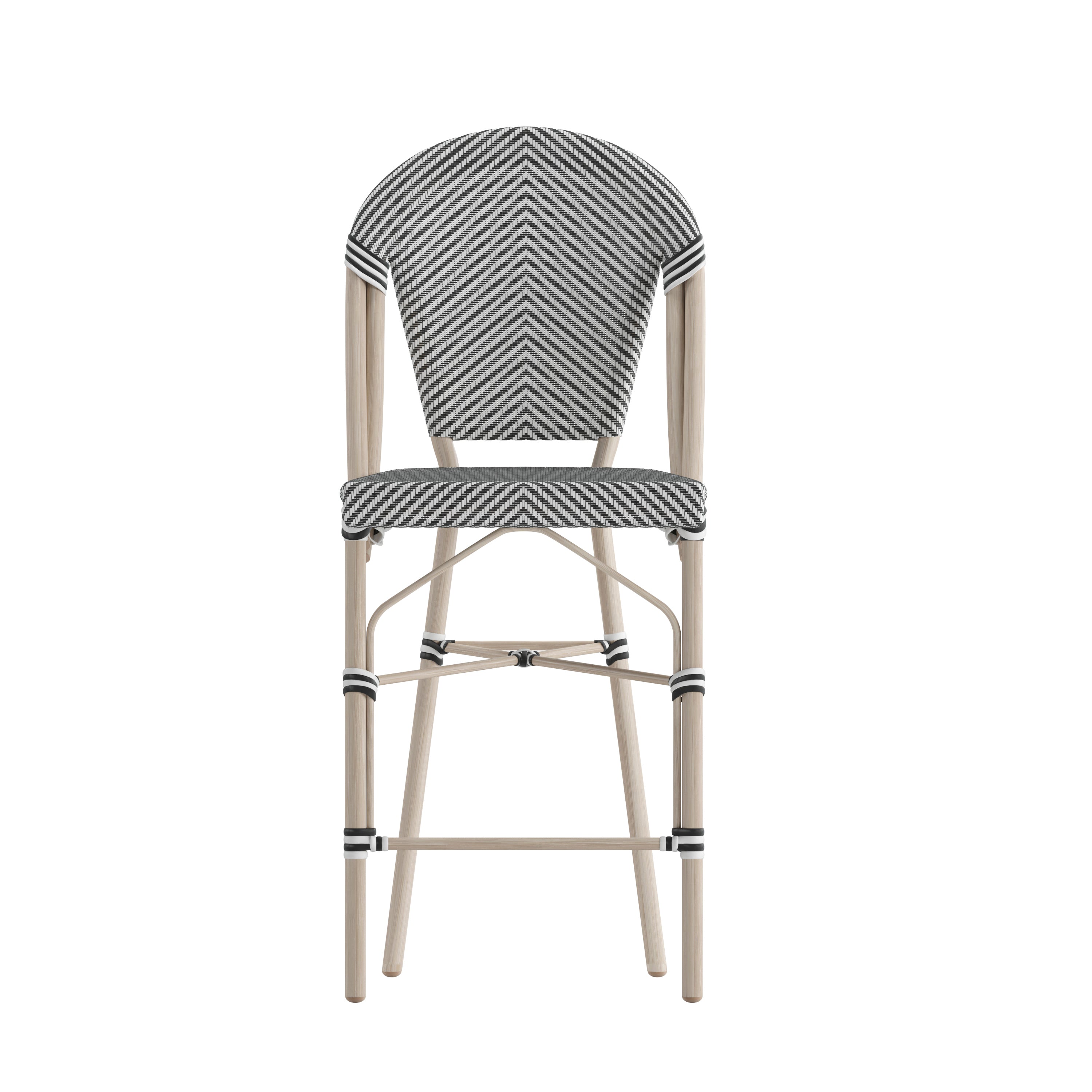 Marseille Stackable Indoor/Outdoor Bistro 26" High Counter Height Stool,