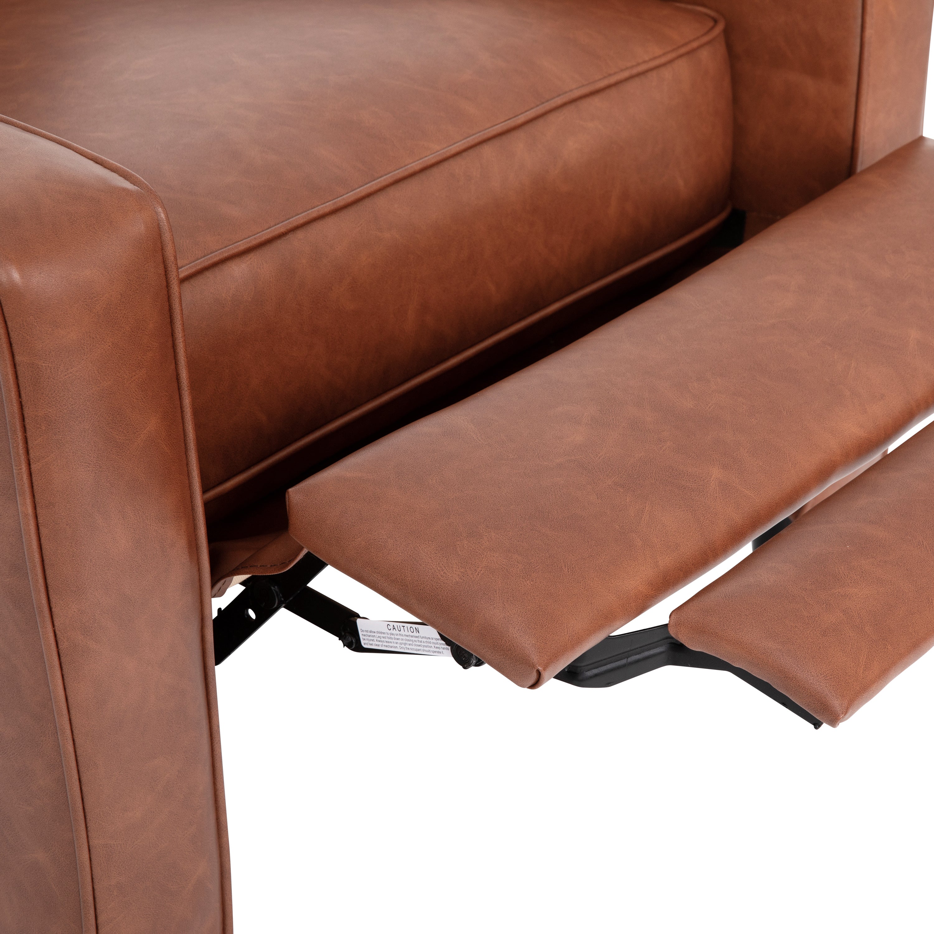 Ezra Mid-Century Modern Upholstered Button Tufted Pushback Recliner for Residential & Commercial Use