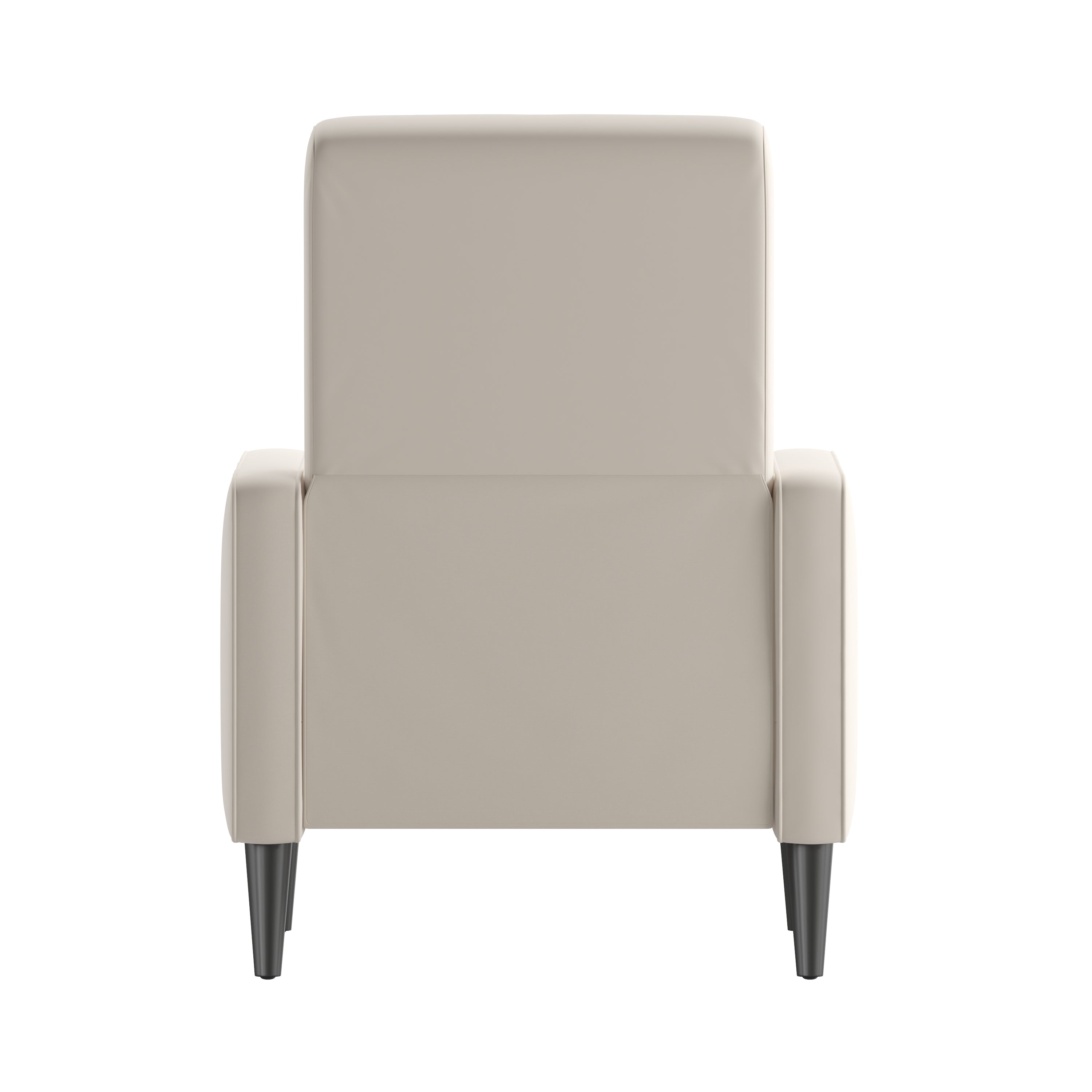 Ezra Mid-Century Modern Upholstered Button Tufted Pushback Recliner for Residential & Commercial Use