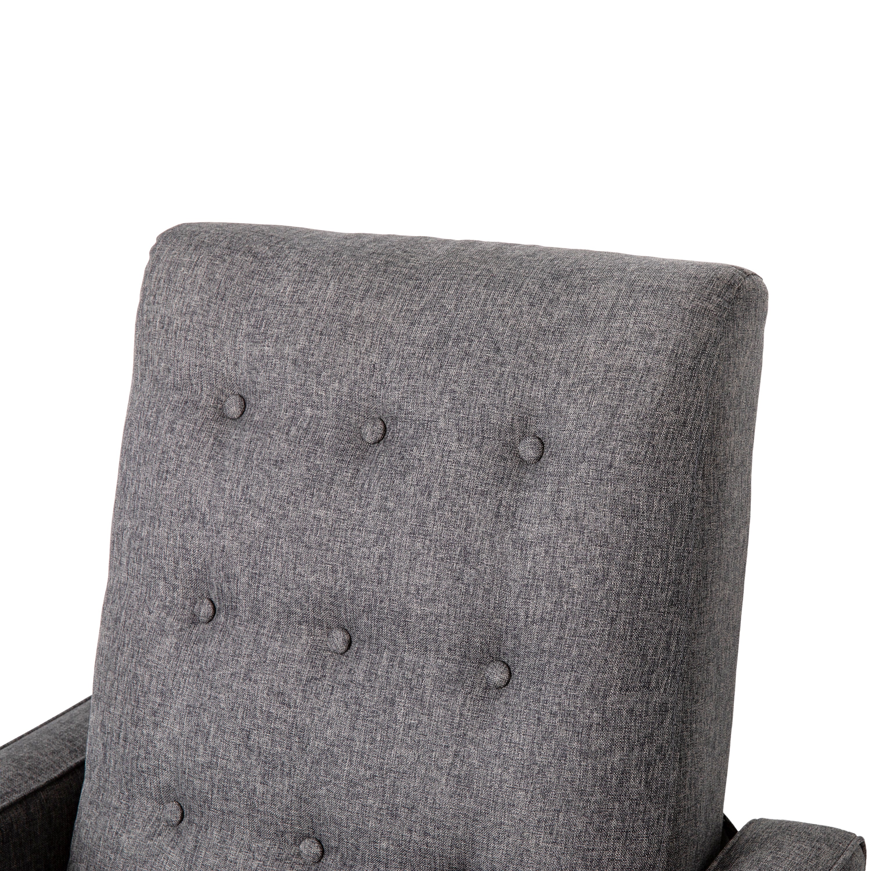 Ezra Mid-Century Modern Upholstered Button Tufted Pushback Recliner for Residential & Commercial Use-Recliner-Flash Furniture-Wall2Wall Furnishings