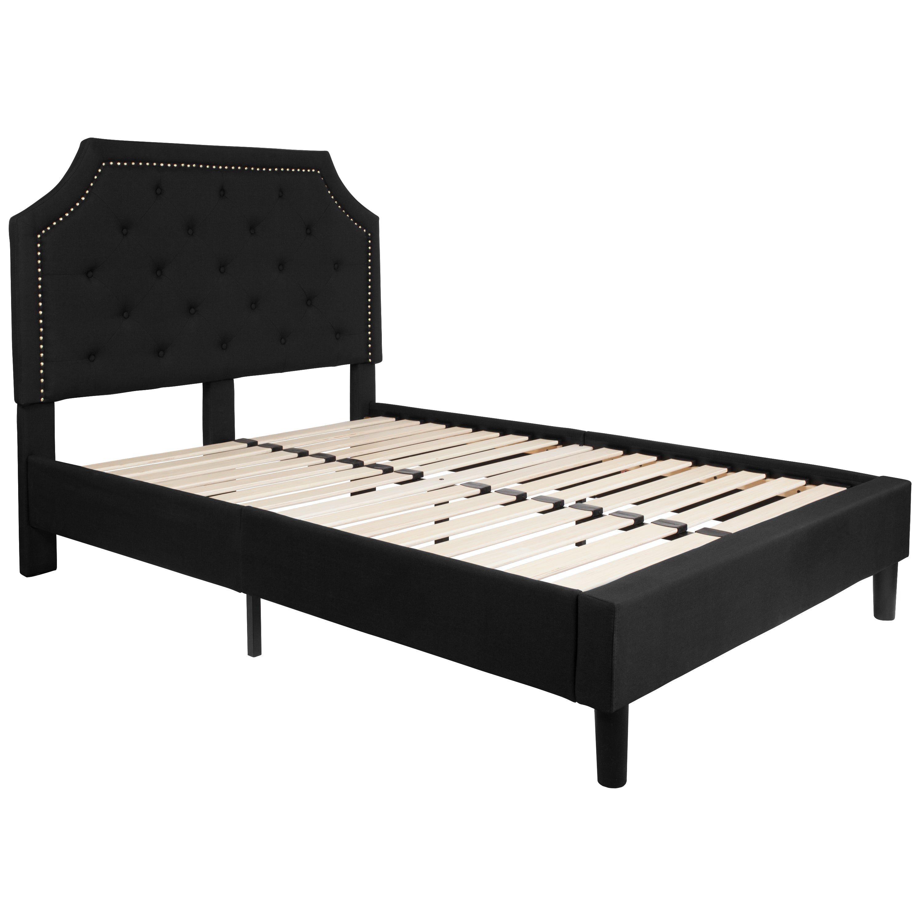 Brighton Arched Tufted Upholstered Platform Bed