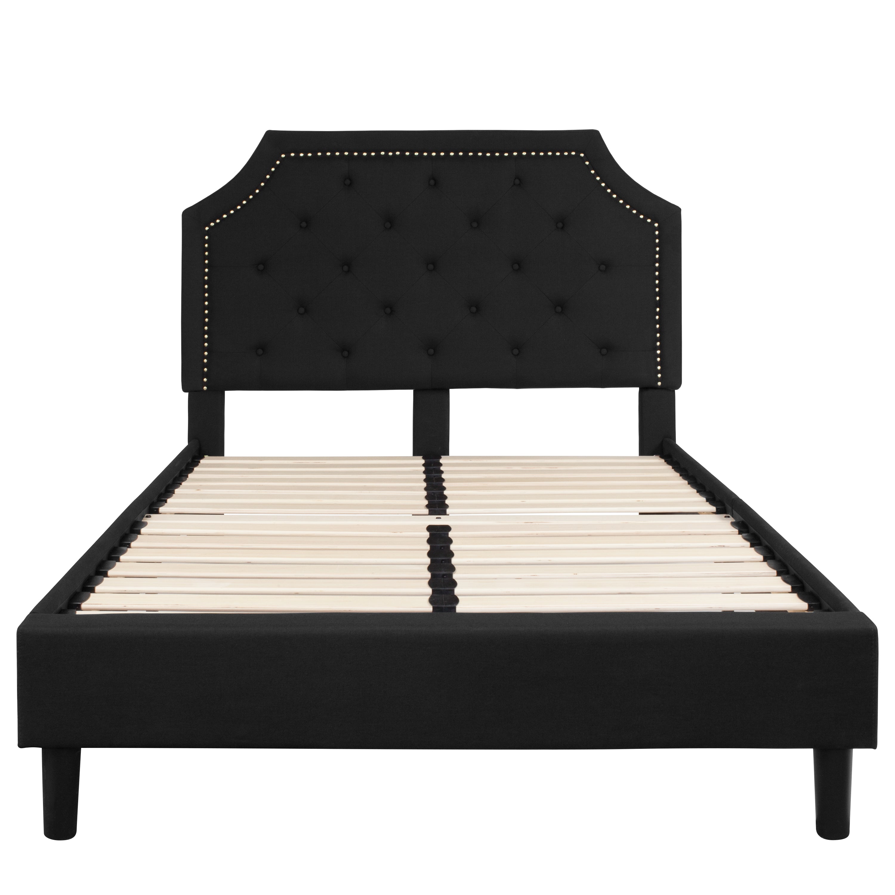 Brighton Arched Tufted Upholstered Platform Bed
