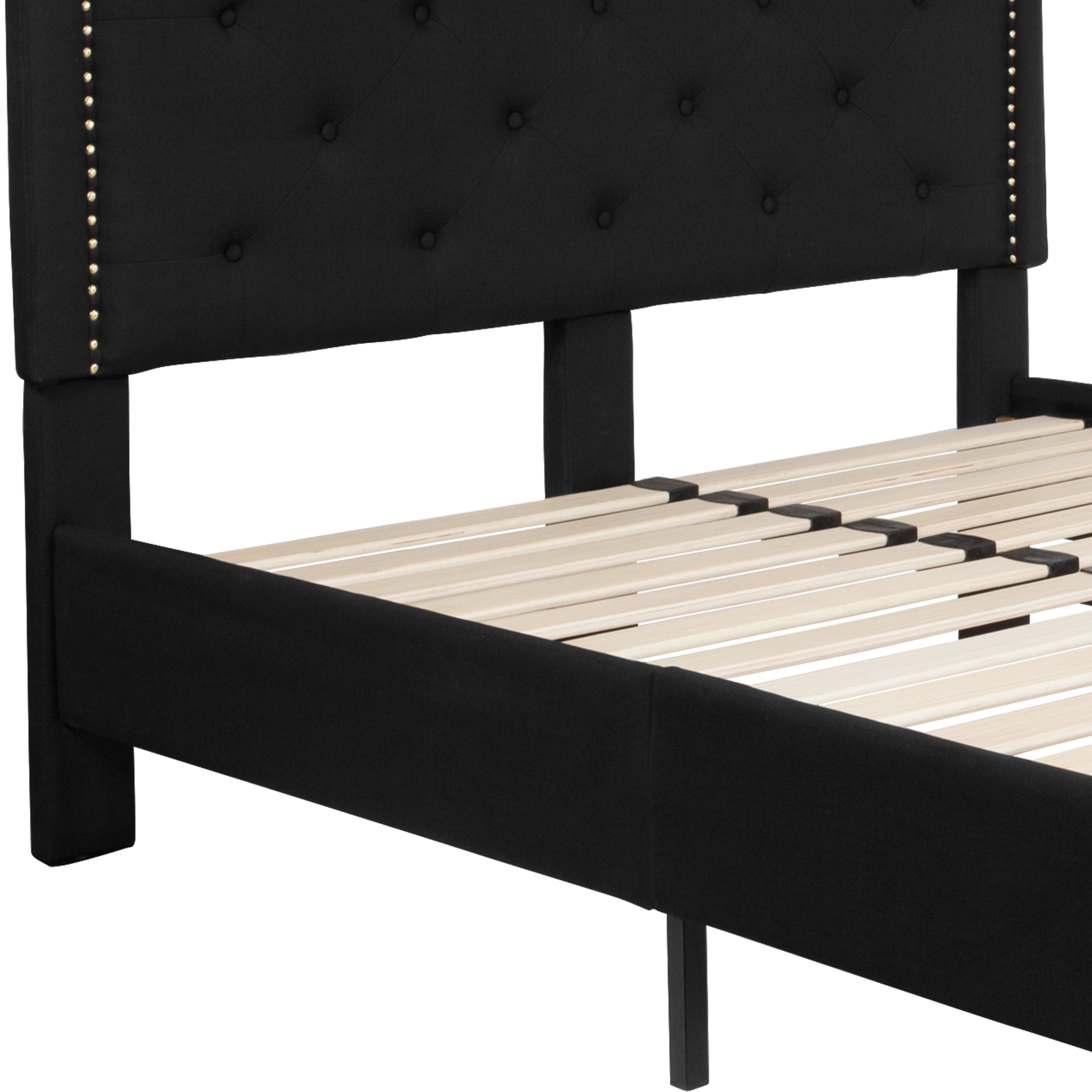 Brighton Arched Tufted Upholstered Platform Bed