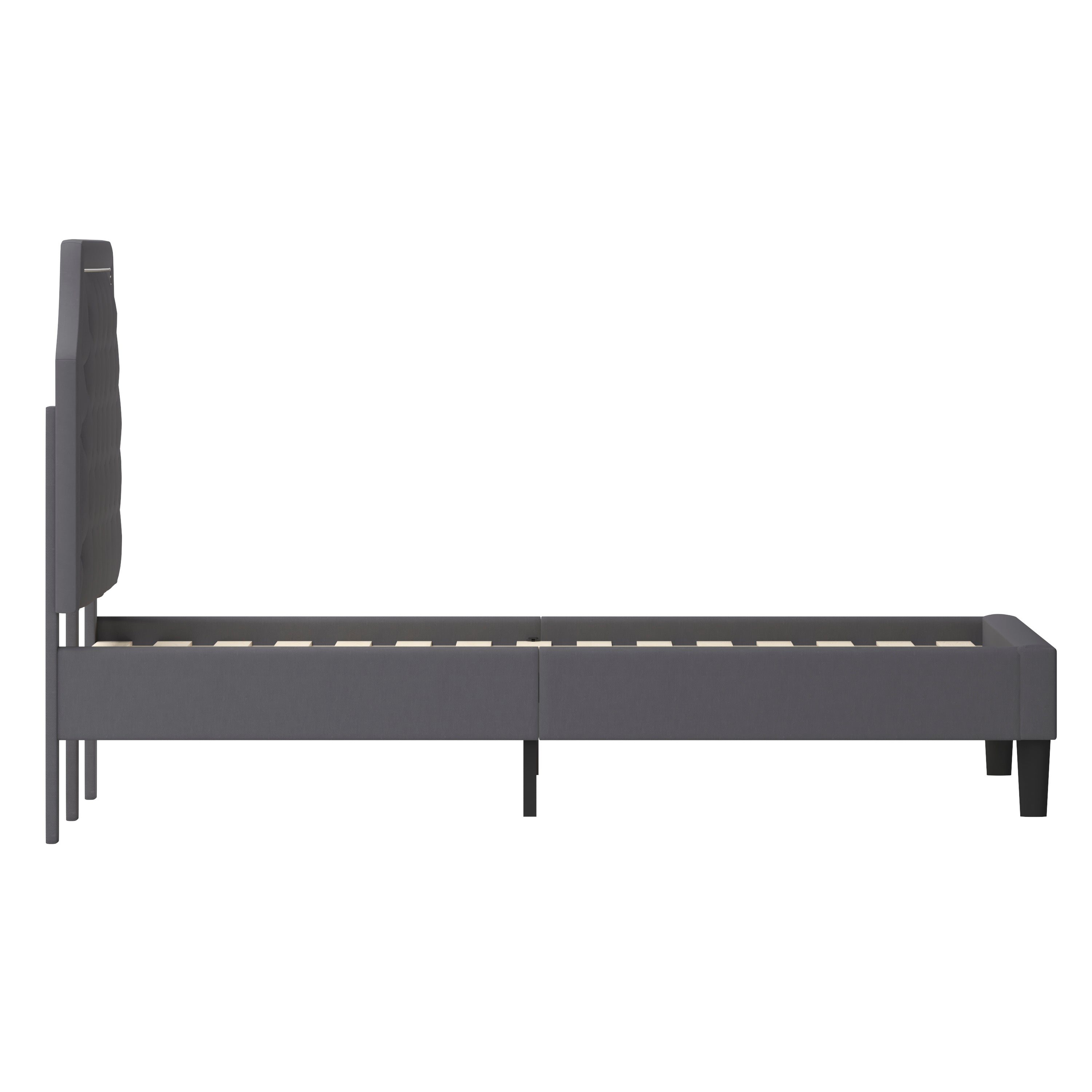 Brighton Arched Tufted Upholstered Platform Bed