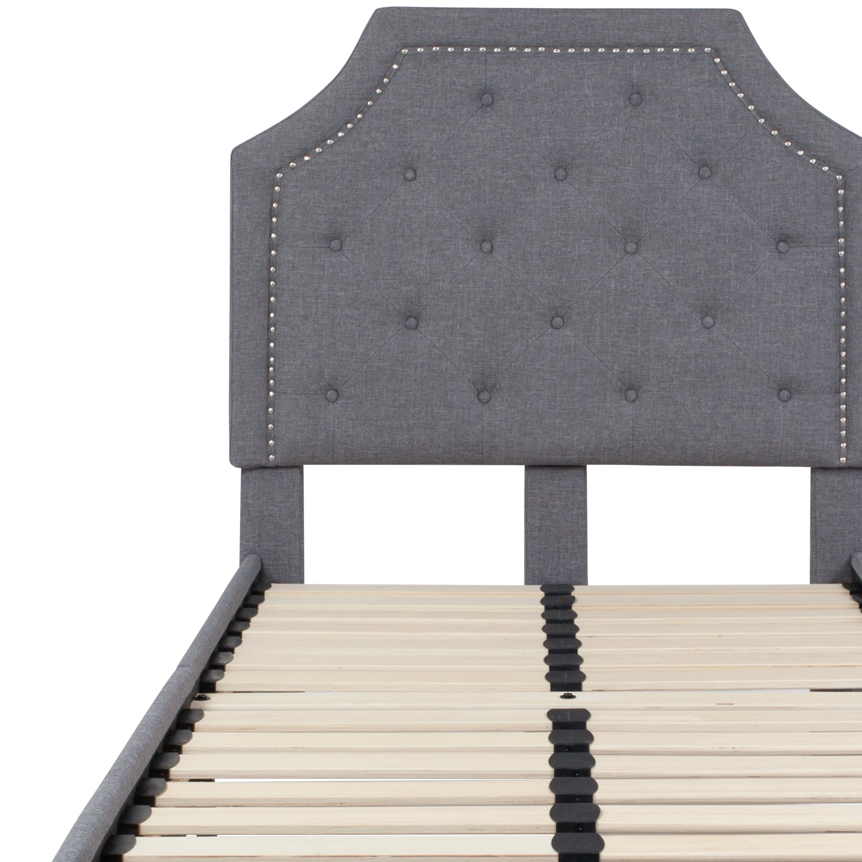 Brighton Arched Tufted Upholstered Platform Bed