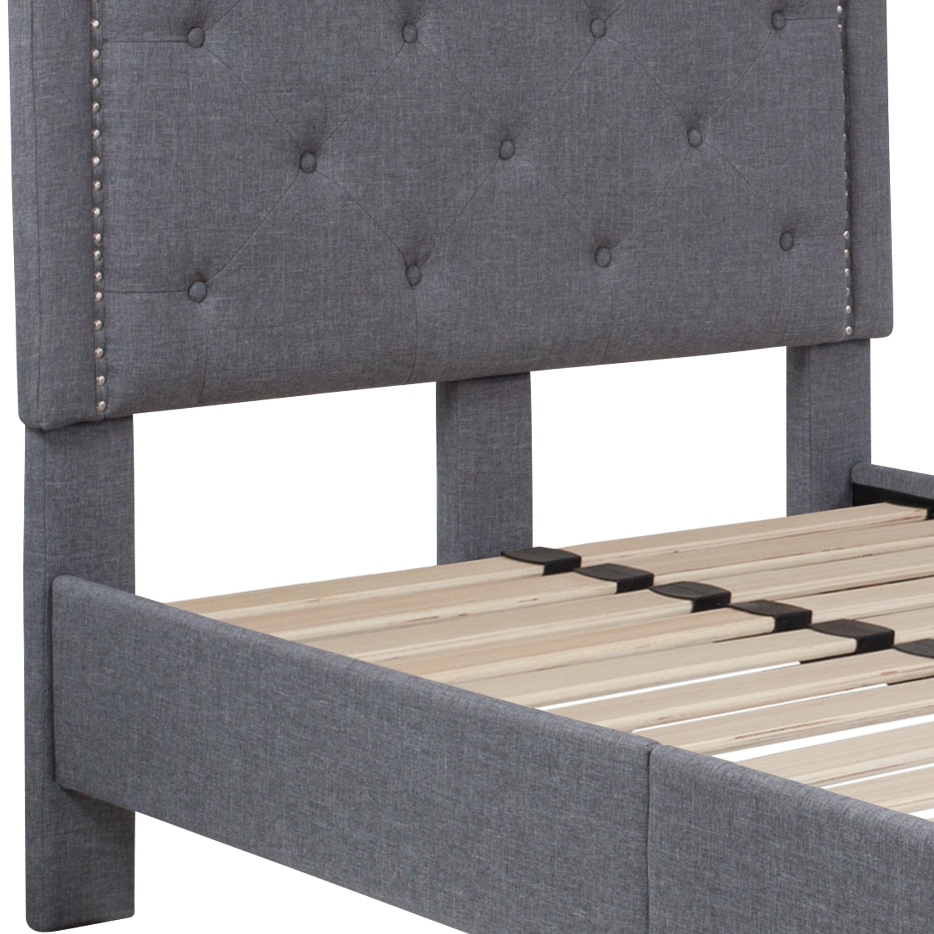 Brighton Arched Tufted Upholstered Platform Bed