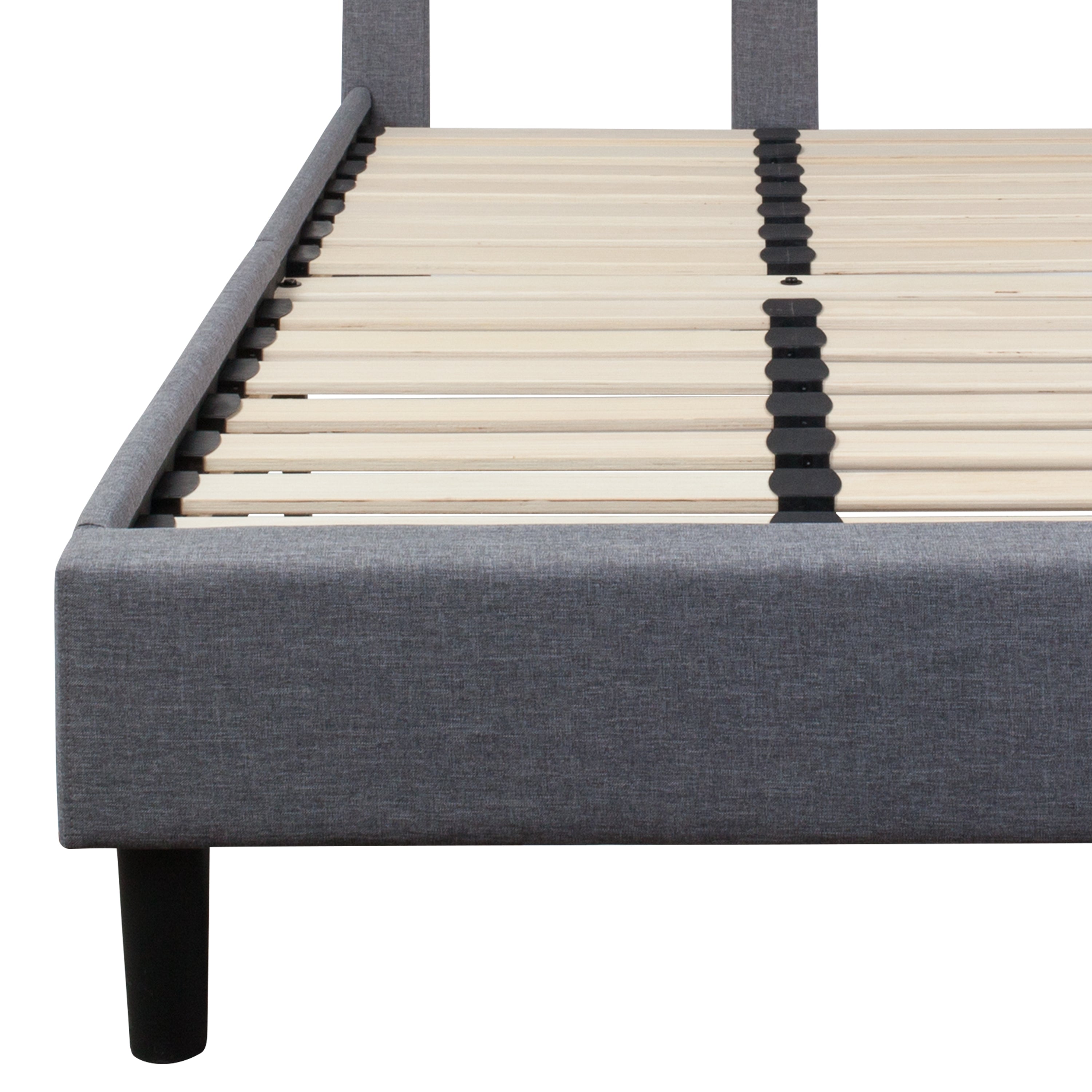 Brighton Arched Tufted Upholstered Platform Bed
