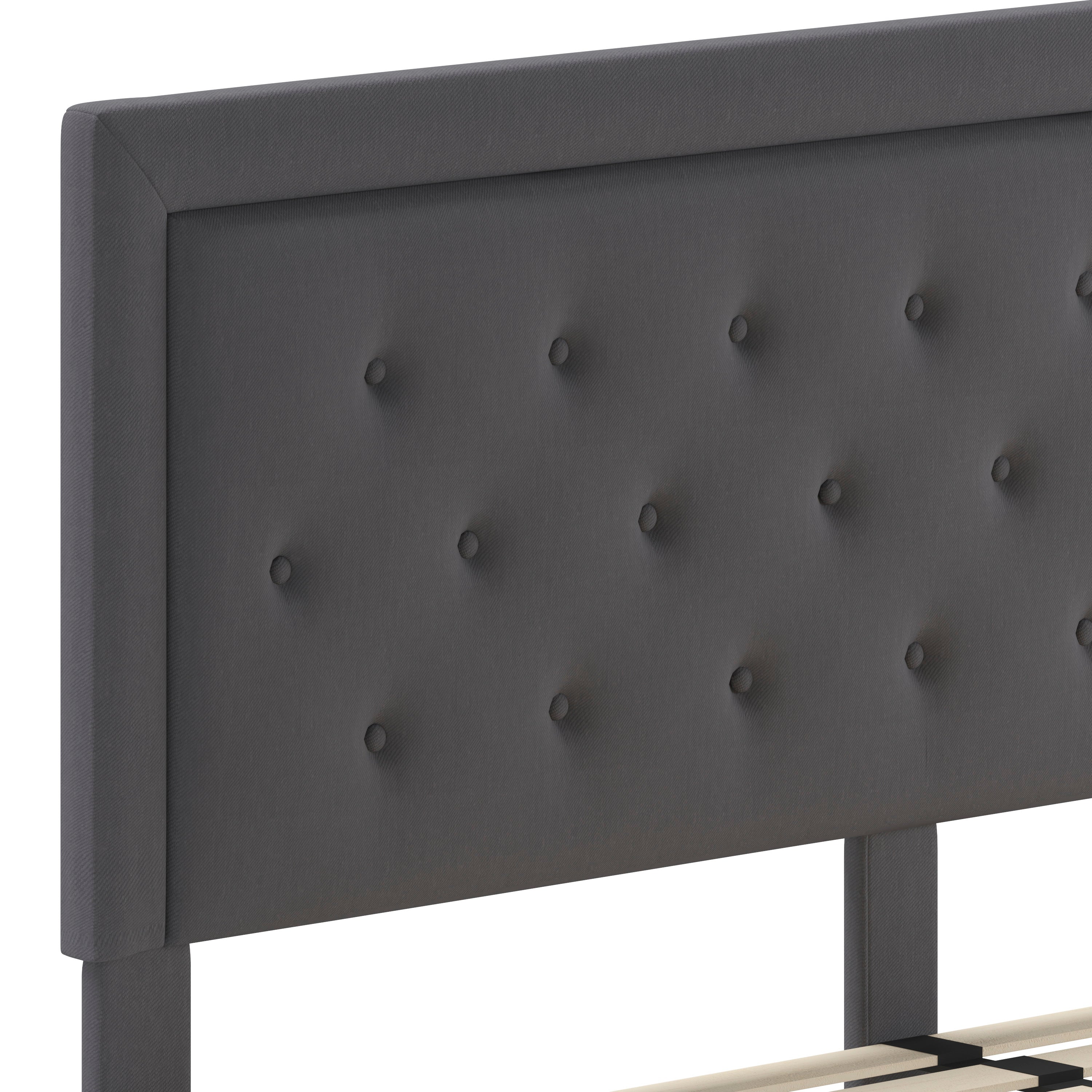 Roxbury Panel Tufted Upholstered Platform Bed