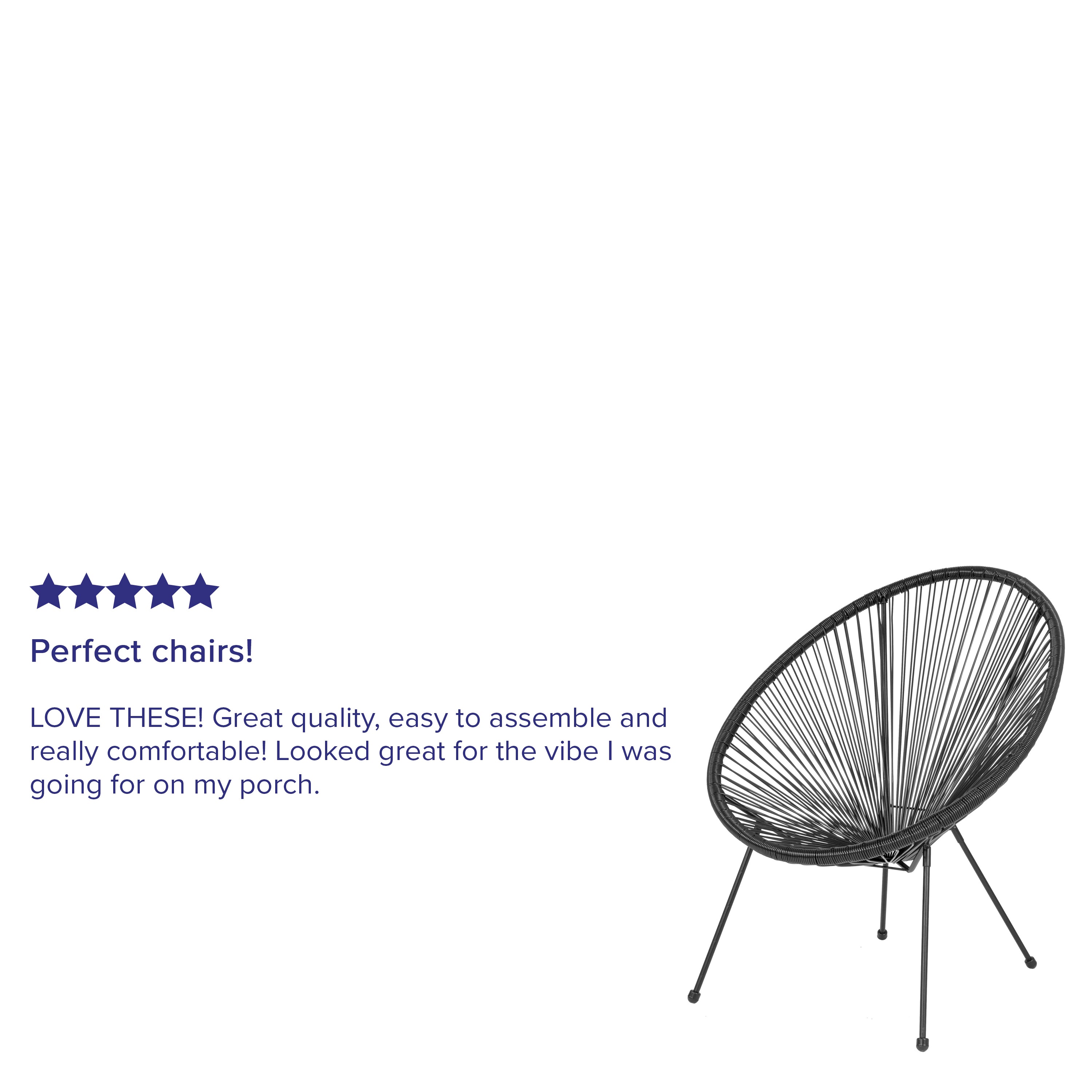 Valencia Oval Comfort Series Take Ten Papasan Lounge Chair-Accent Chair-Flash Furniture-Wall2Wall Furnishings