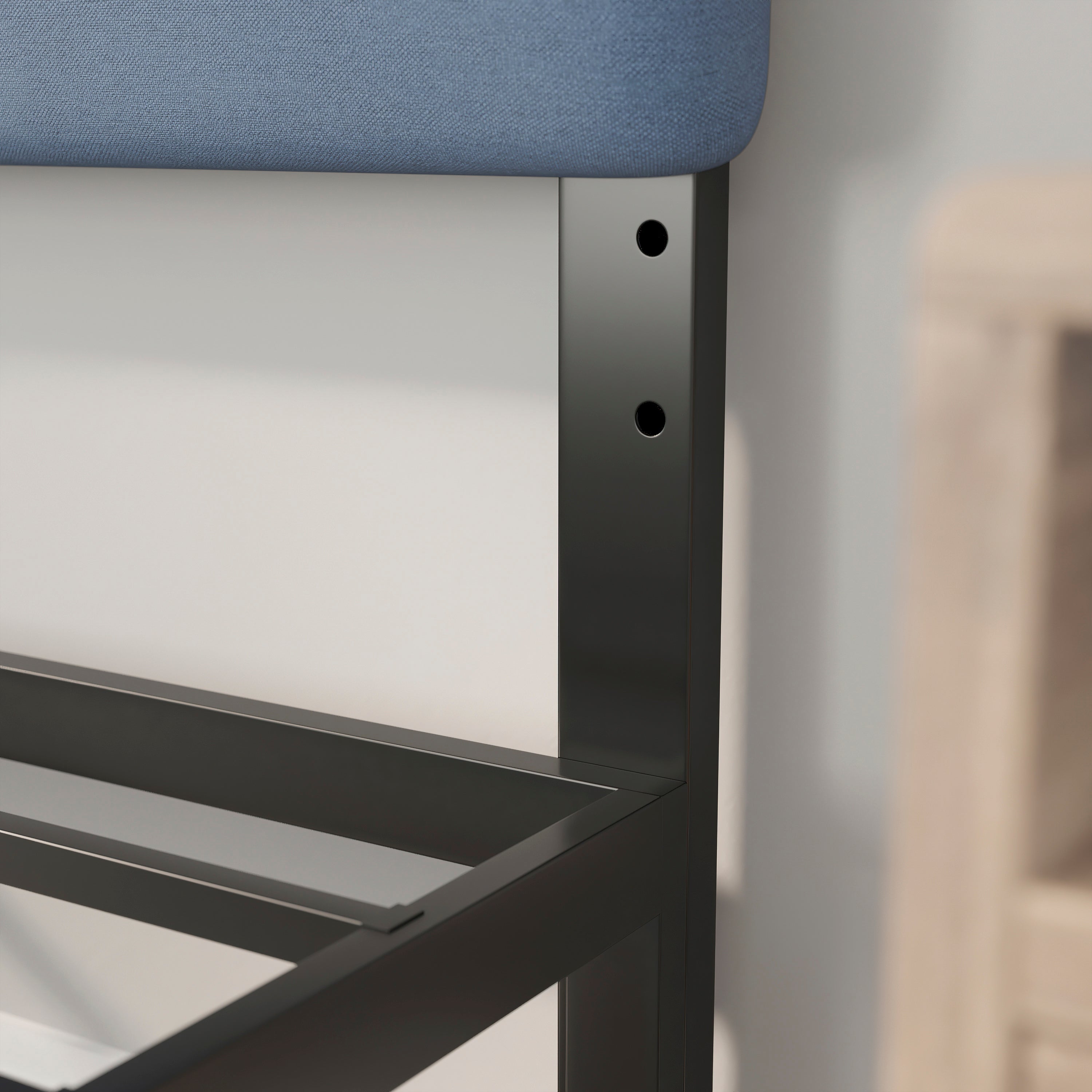 Paxton Channel Stitched Upholstered Headboard, Adjustable Height from 44.5" to 57.25"