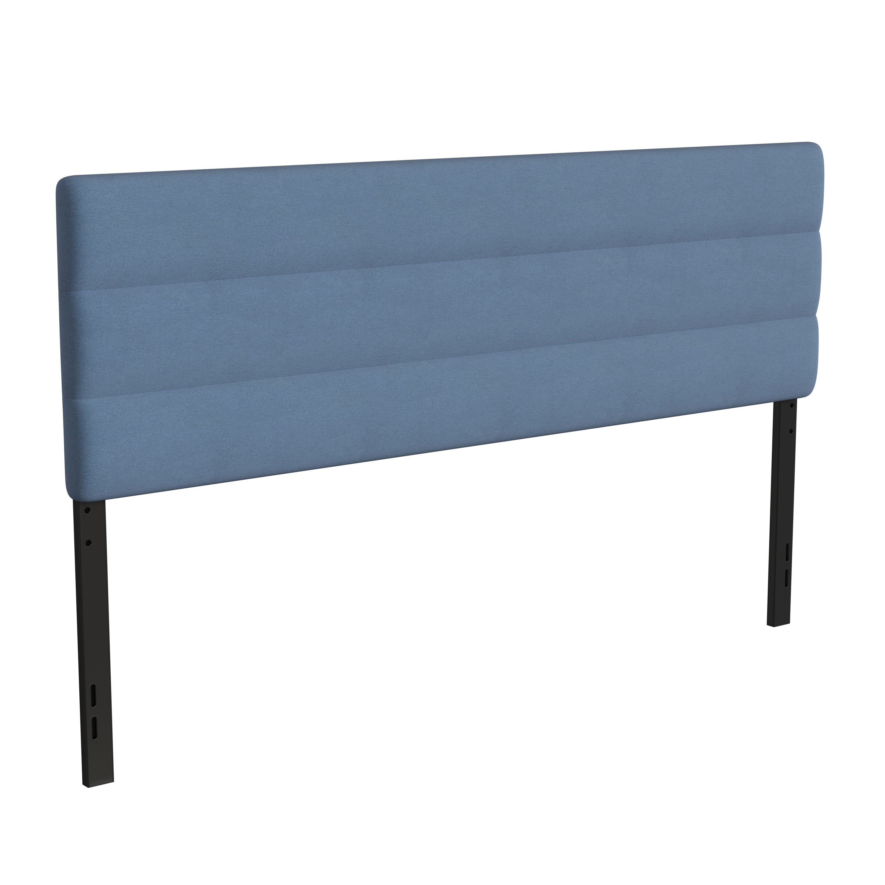 Paxton Channel Stitched Upholstered Headboard, Adjustable Height from 44.5" to 57.25"