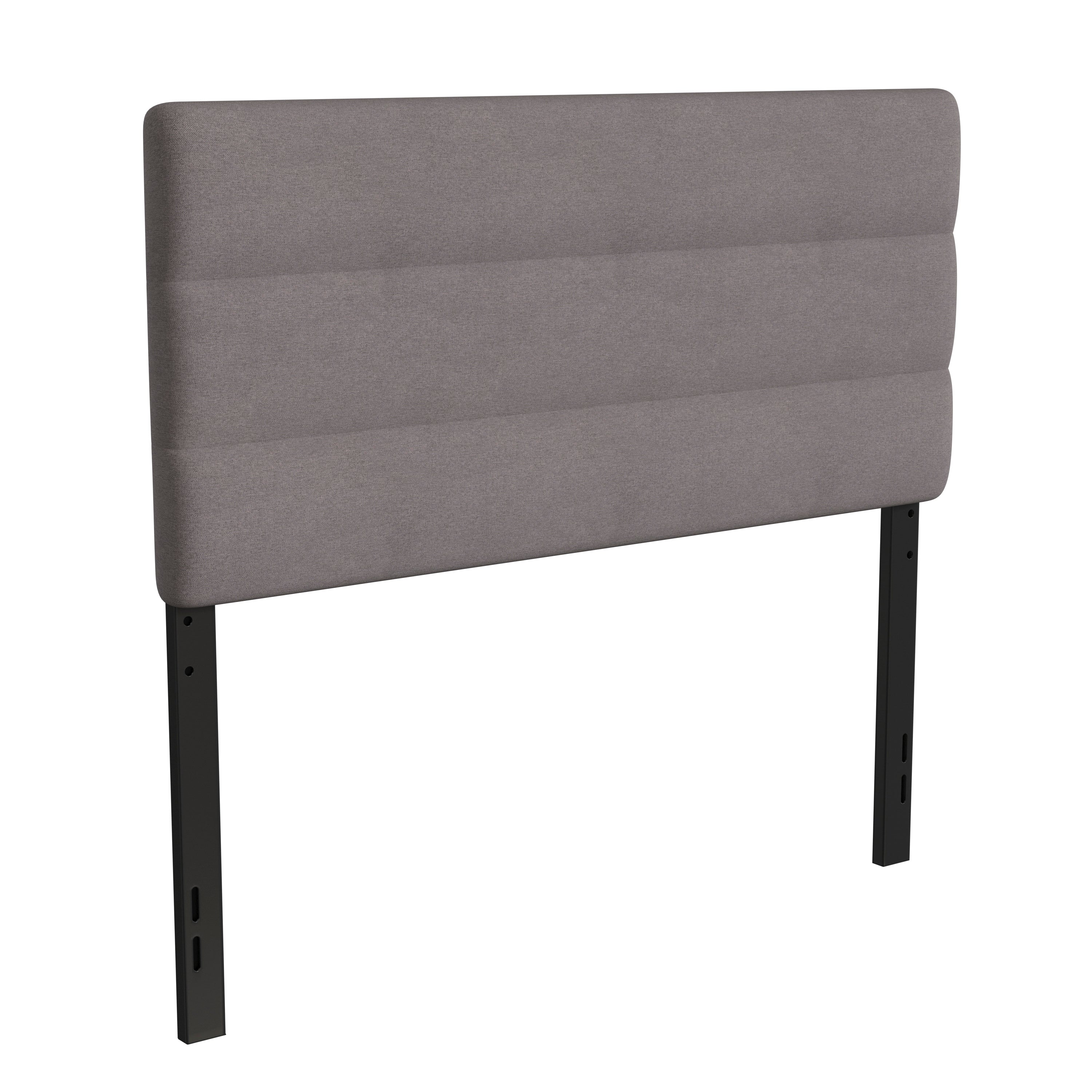 Paxton Channel Stitched Upholstered Headboard, Adjustable Height from 44.5" to 57.25"