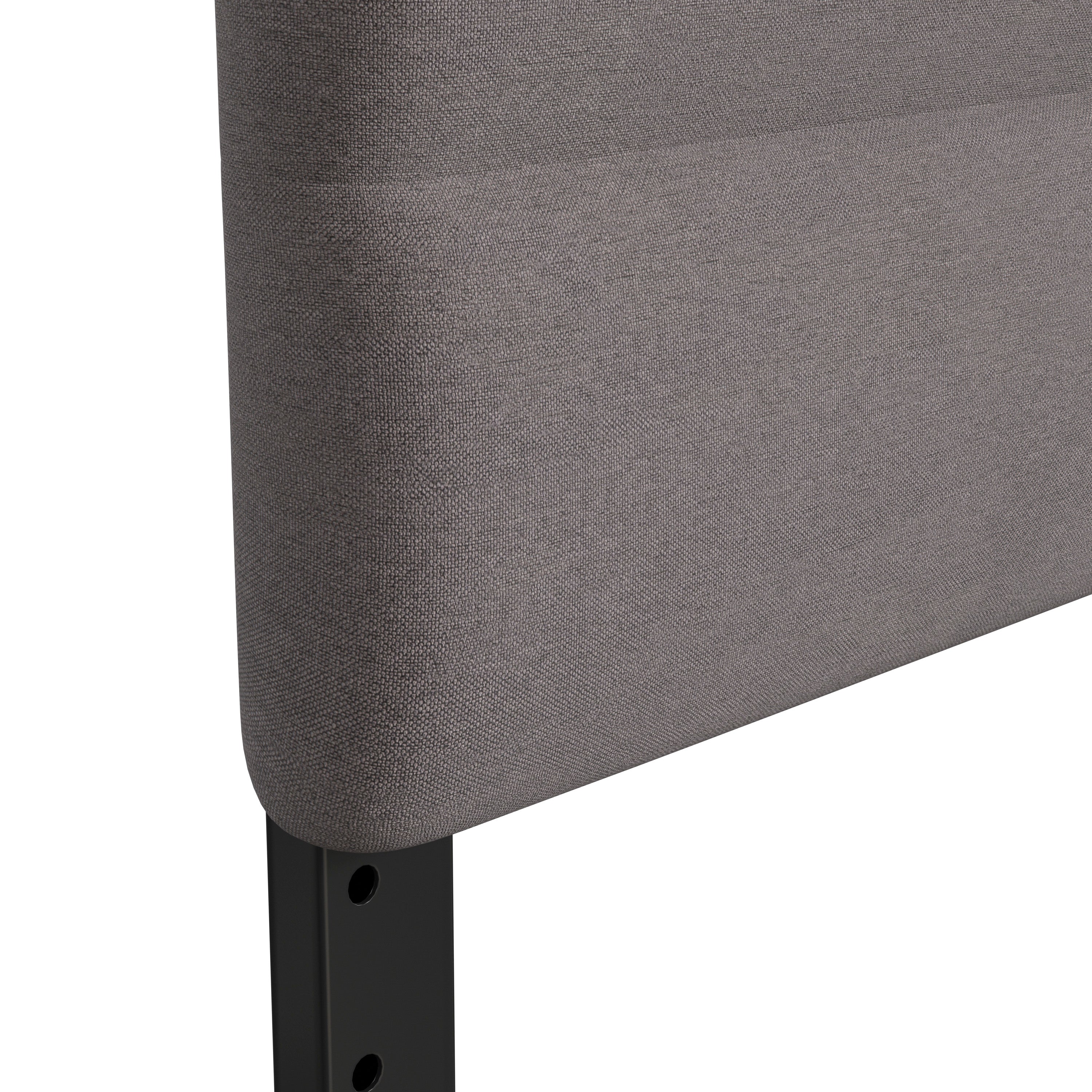 Paxton Channel Stitched Upholstered Headboard, Adjustable Height from 44.5" to 57.25"