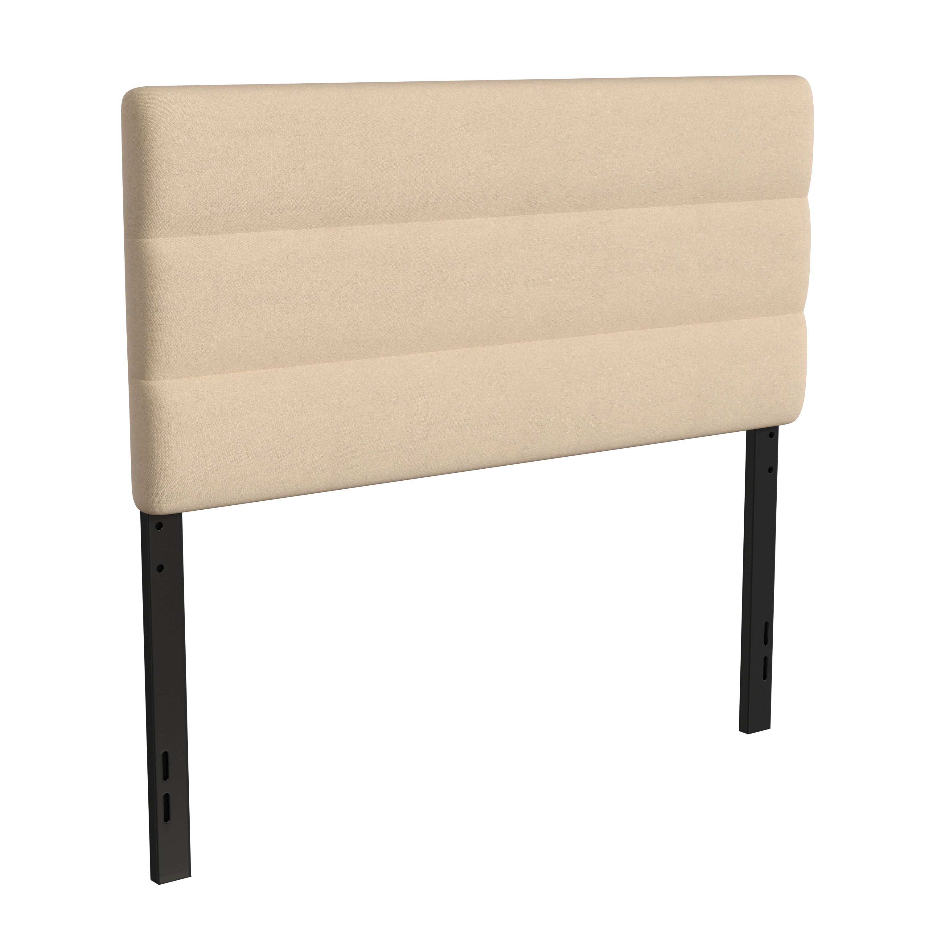 Paxton Channel Stitched Upholstered Headboard, Adjustable Height from 44.5" to 57.25"