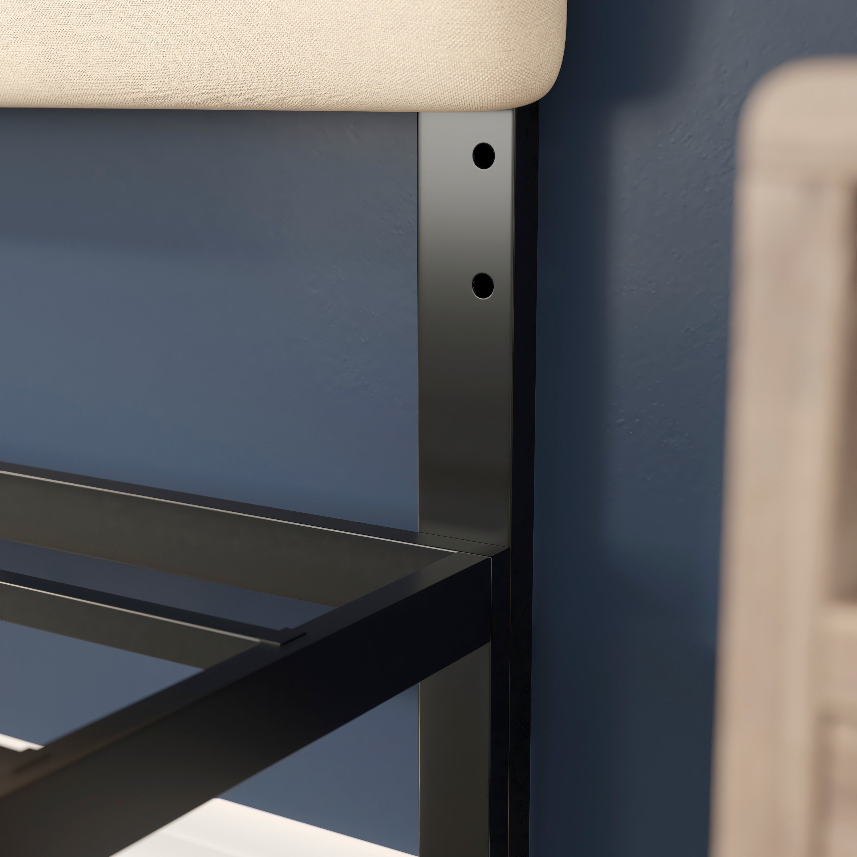Paxton Channel Stitched Upholstered Headboard, Adjustable Height from 44.5" to 57.25"
