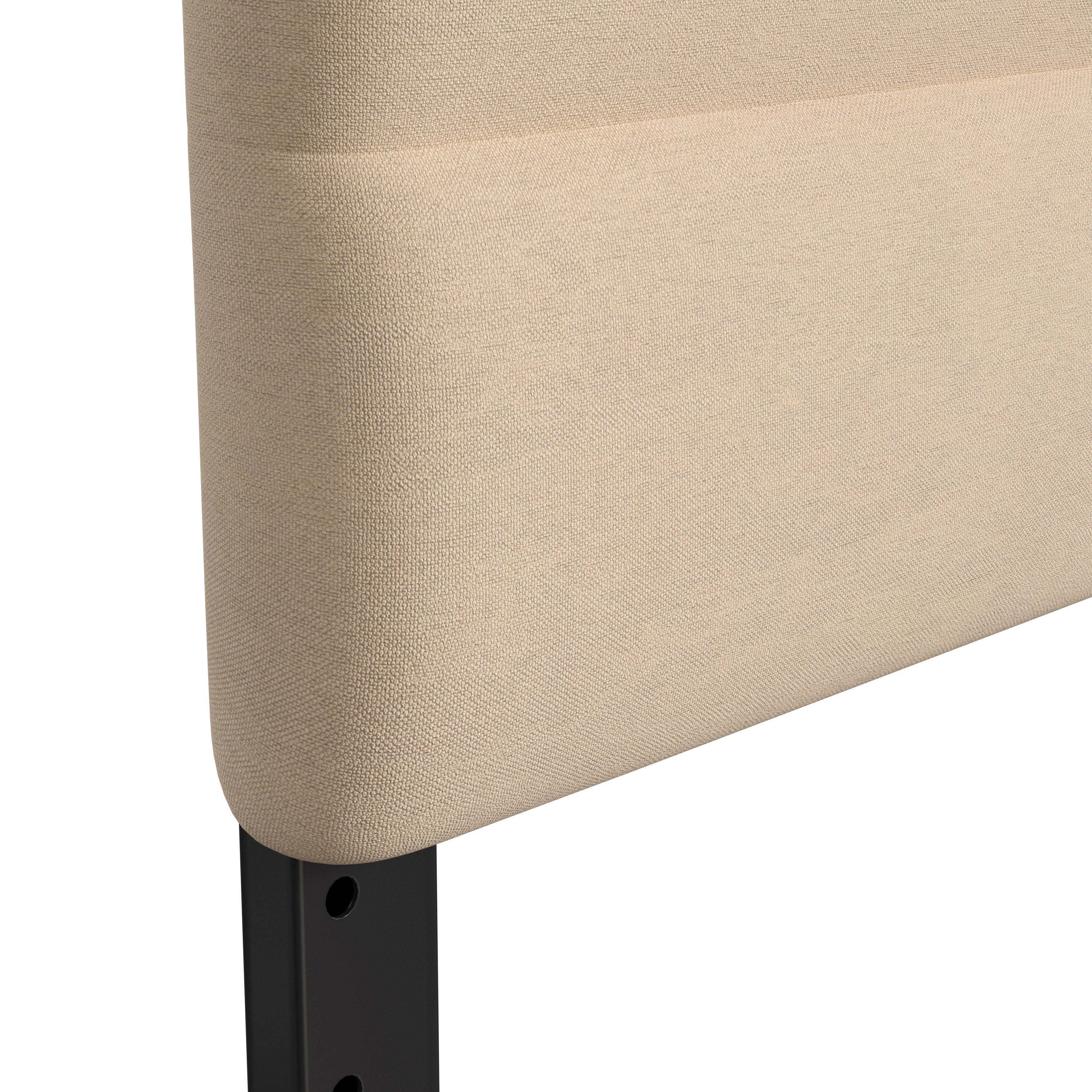 Paxton Channel Stitched Upholstered Headboard, Adjustable Height from 44.5" to 57.25"