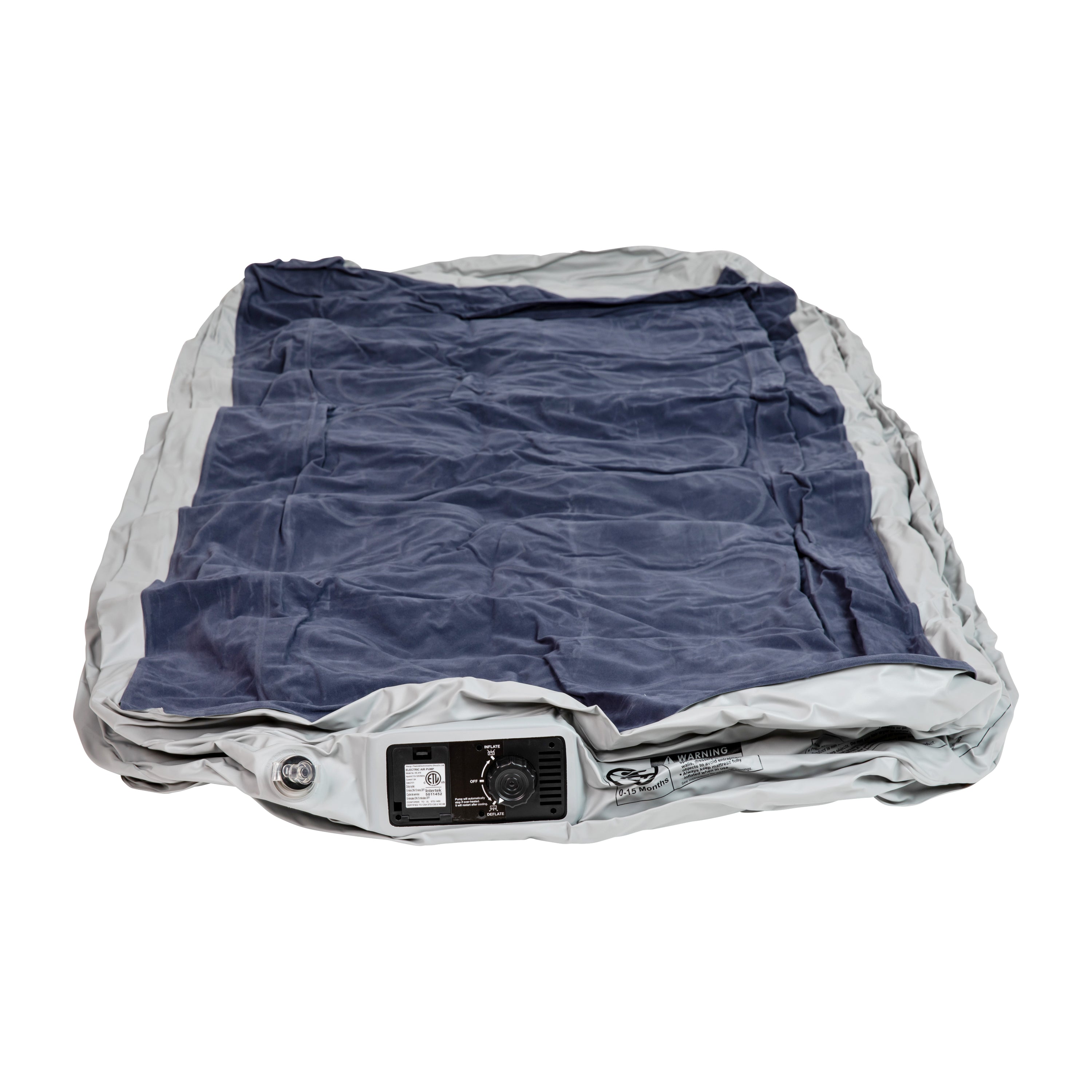 18 inch Air Mattress with ETL Certified Internal Electric Pump and Carrying Case