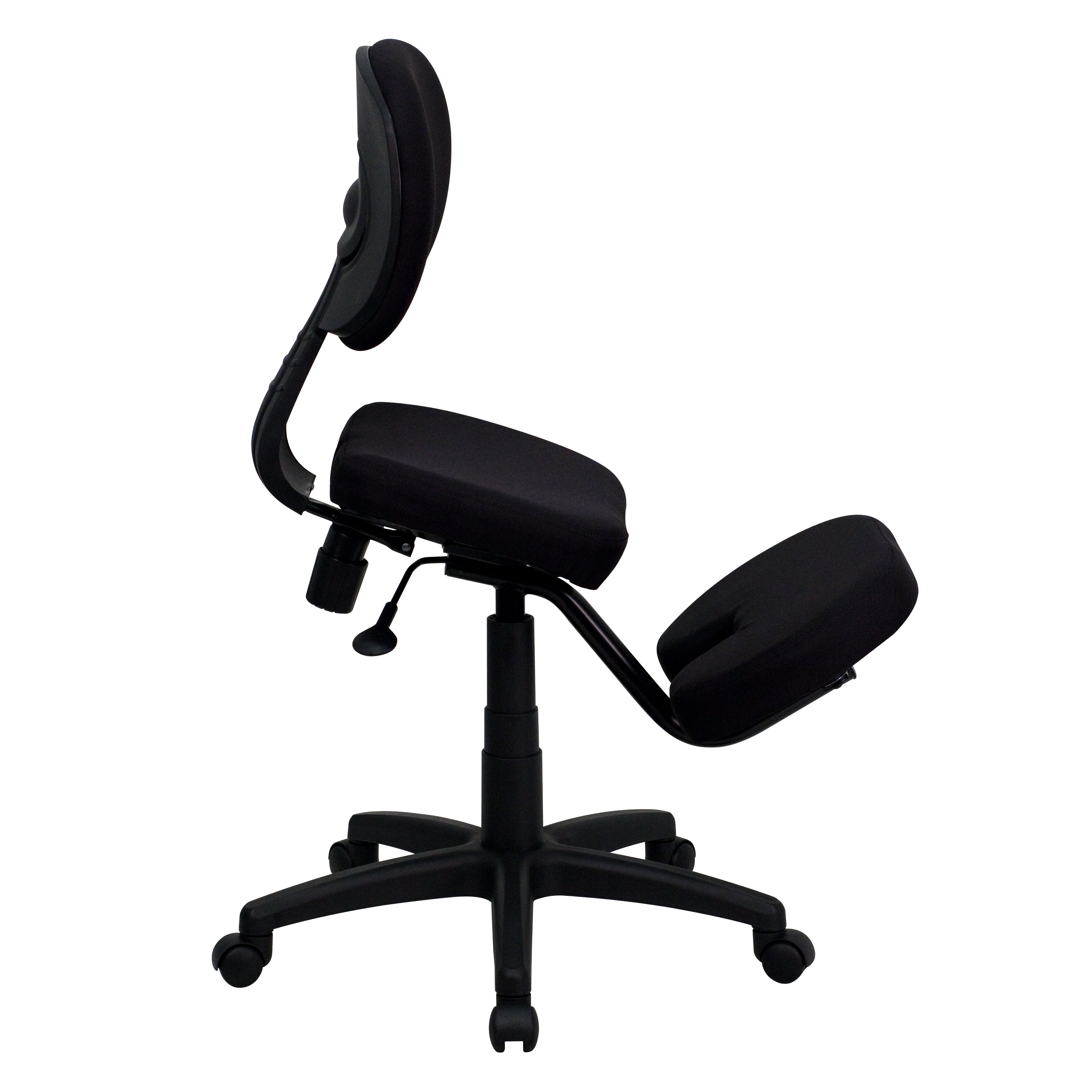 Mobile Ergonomic Kneeling Posture Task Office Chair with Back-Office Chair-Flash Furniture-Wall2Wall Furnishings