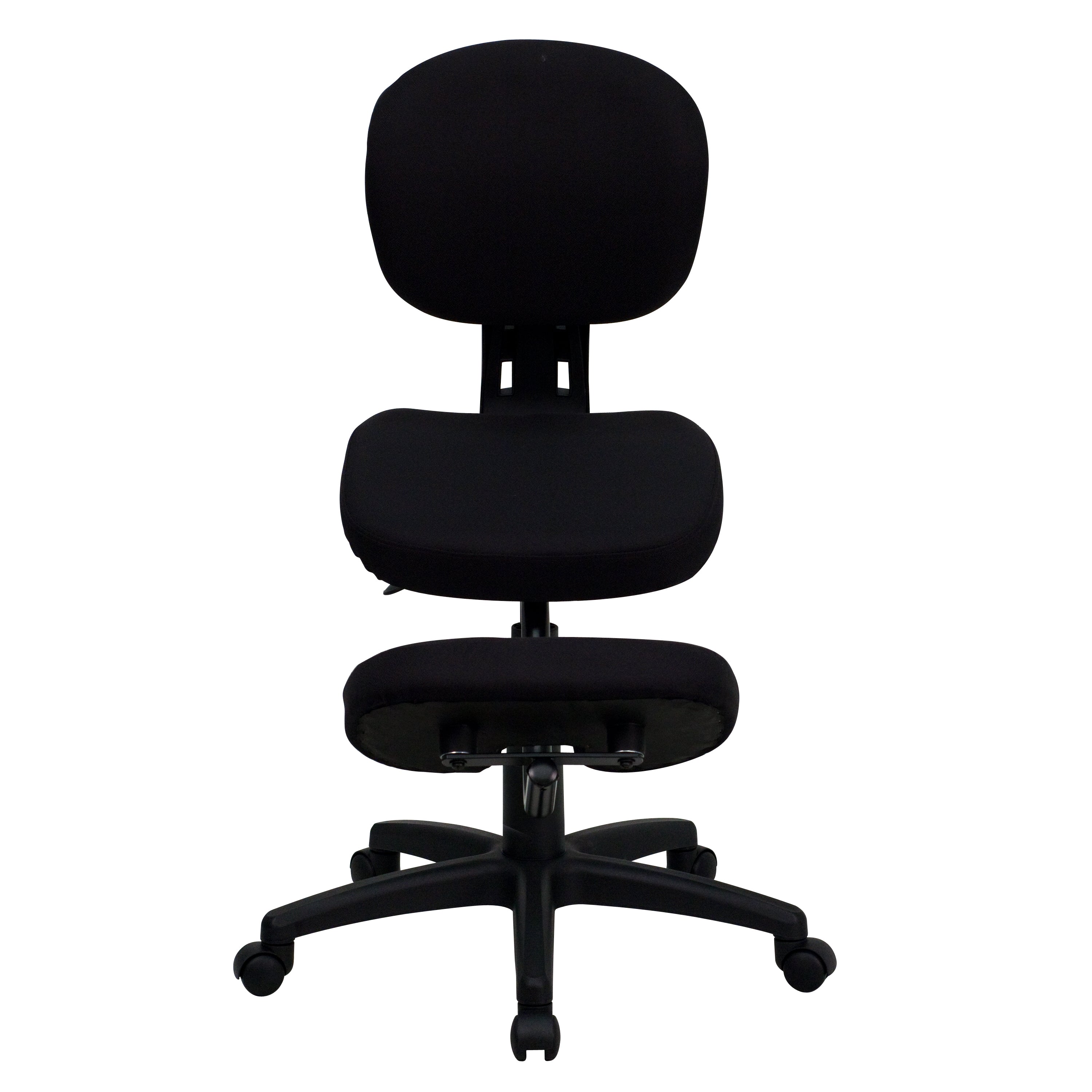 Mobile Ergonomic Kneeling Posture Task Office Chair with Back-Office Chair-Flash Furniture-Wall2Wall Furnishings