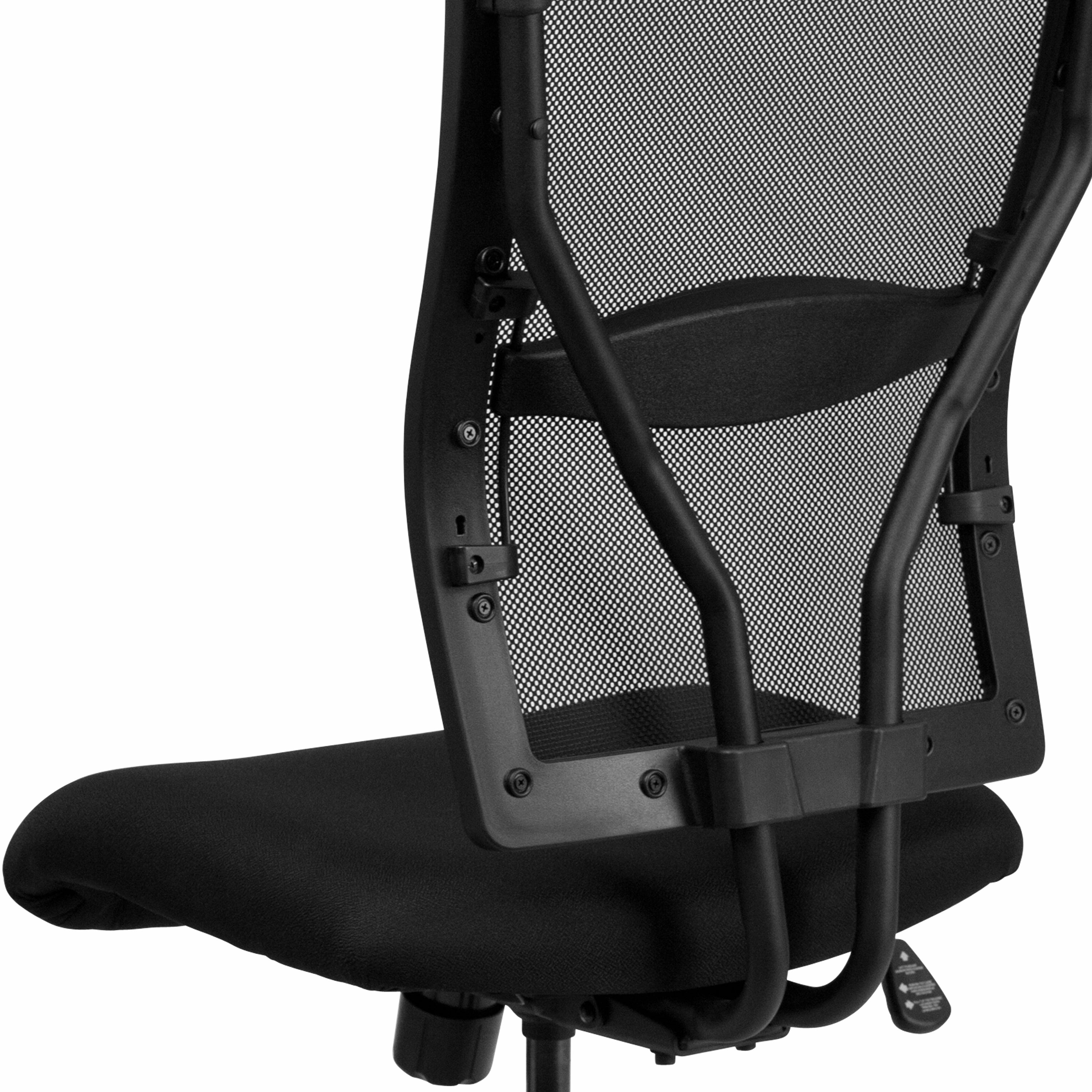 HERCULES Series Big & Tall 400 lb. Rated Mesh Executive Swivel Ergonomic Office Chair-Big & Tall Office Chair-Flash Furniture-Wall2Wall Furnishings