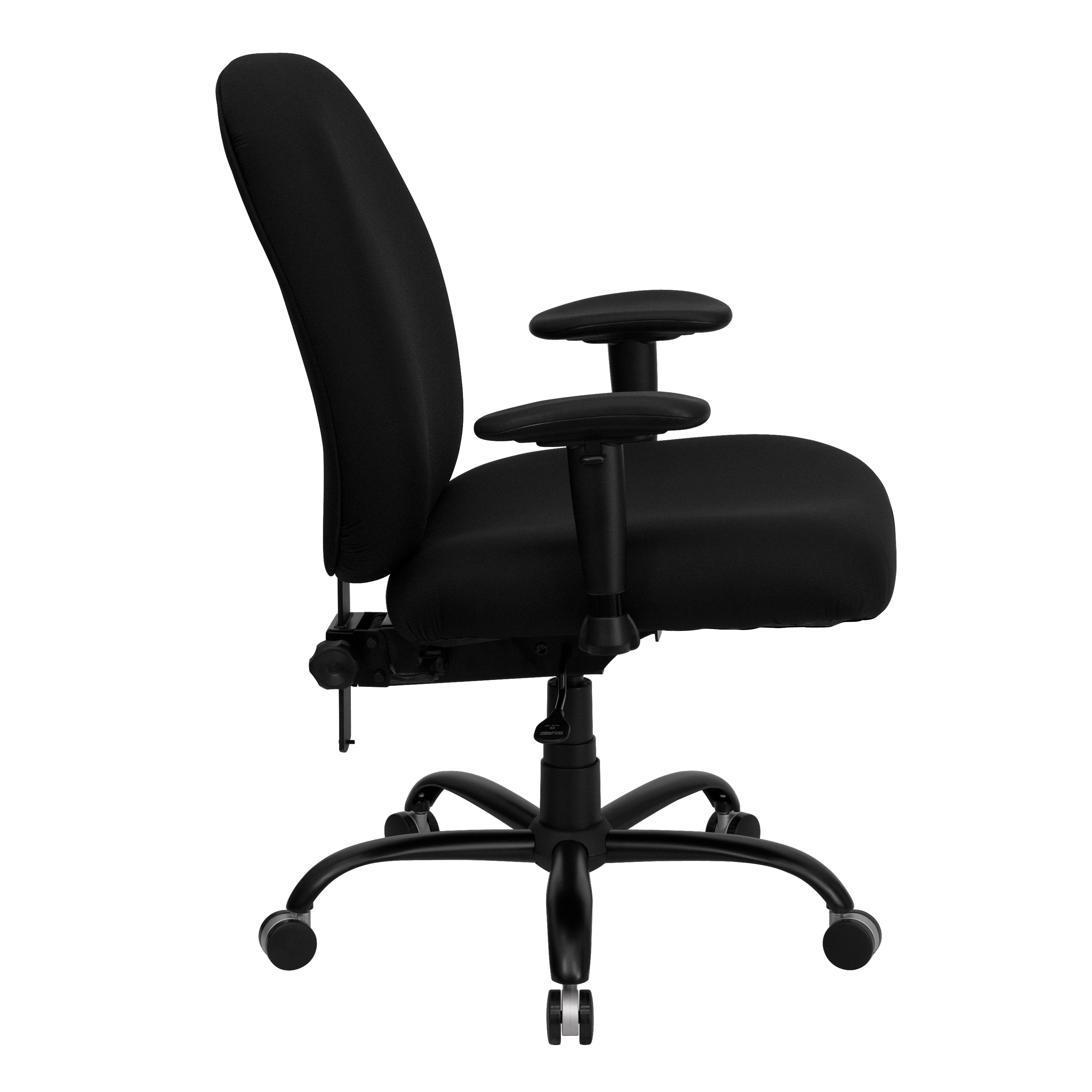 HERCULES Series Big & Tall 400 lb. Rated Fabric Executive Swivel Ergonomic Office Chair with Adjustable Back Height and Arms-Big & Tall Office Chair-Flash Furniture-Wall2Wall Furnishings