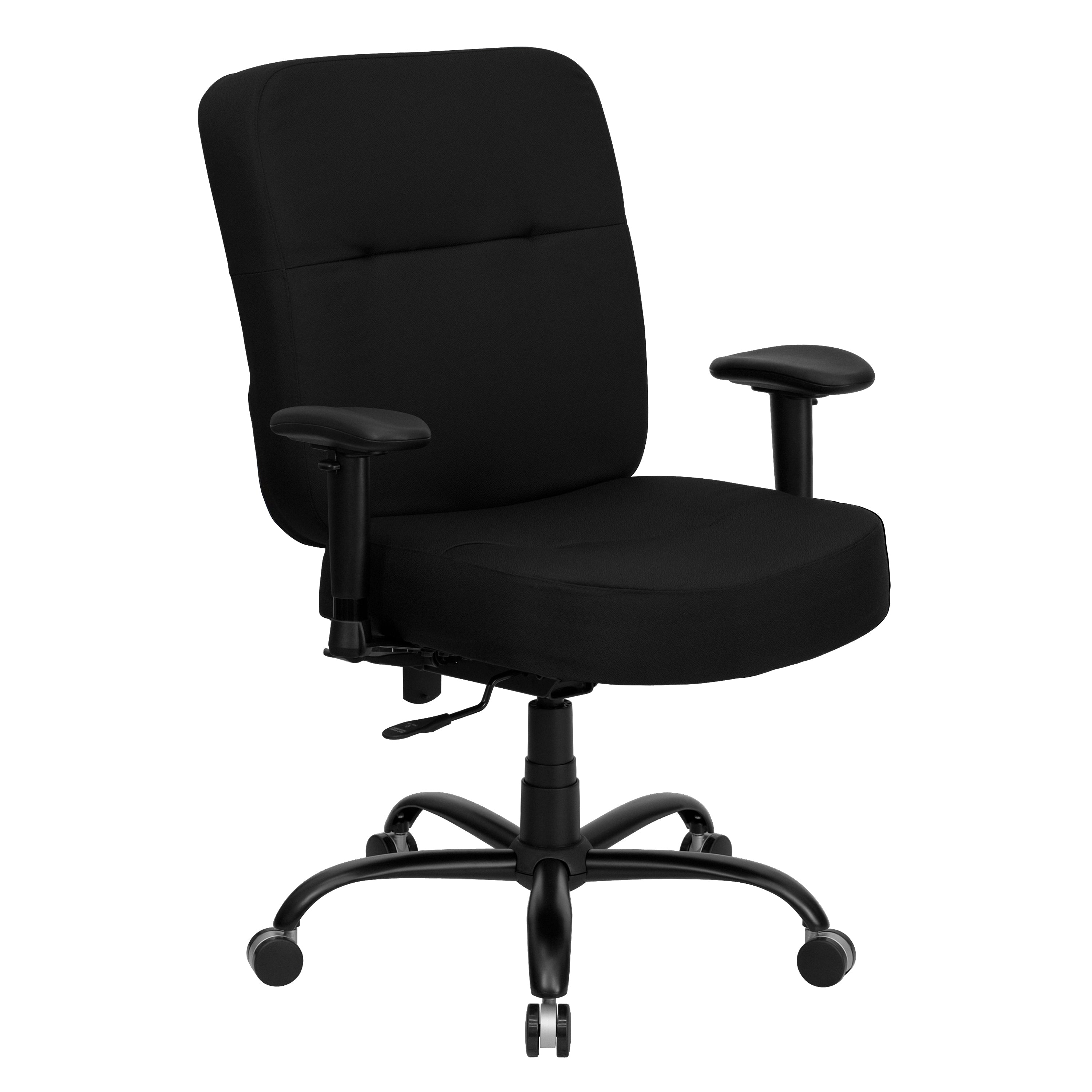 HERCULES Series Big & Tall 400 lb. Rated Executive Swivel Ergonomic Office Chair with Rectangular Back and Arms-Big & Tall Office Chair-Flash Furniture-Wall2Wall Furnishings