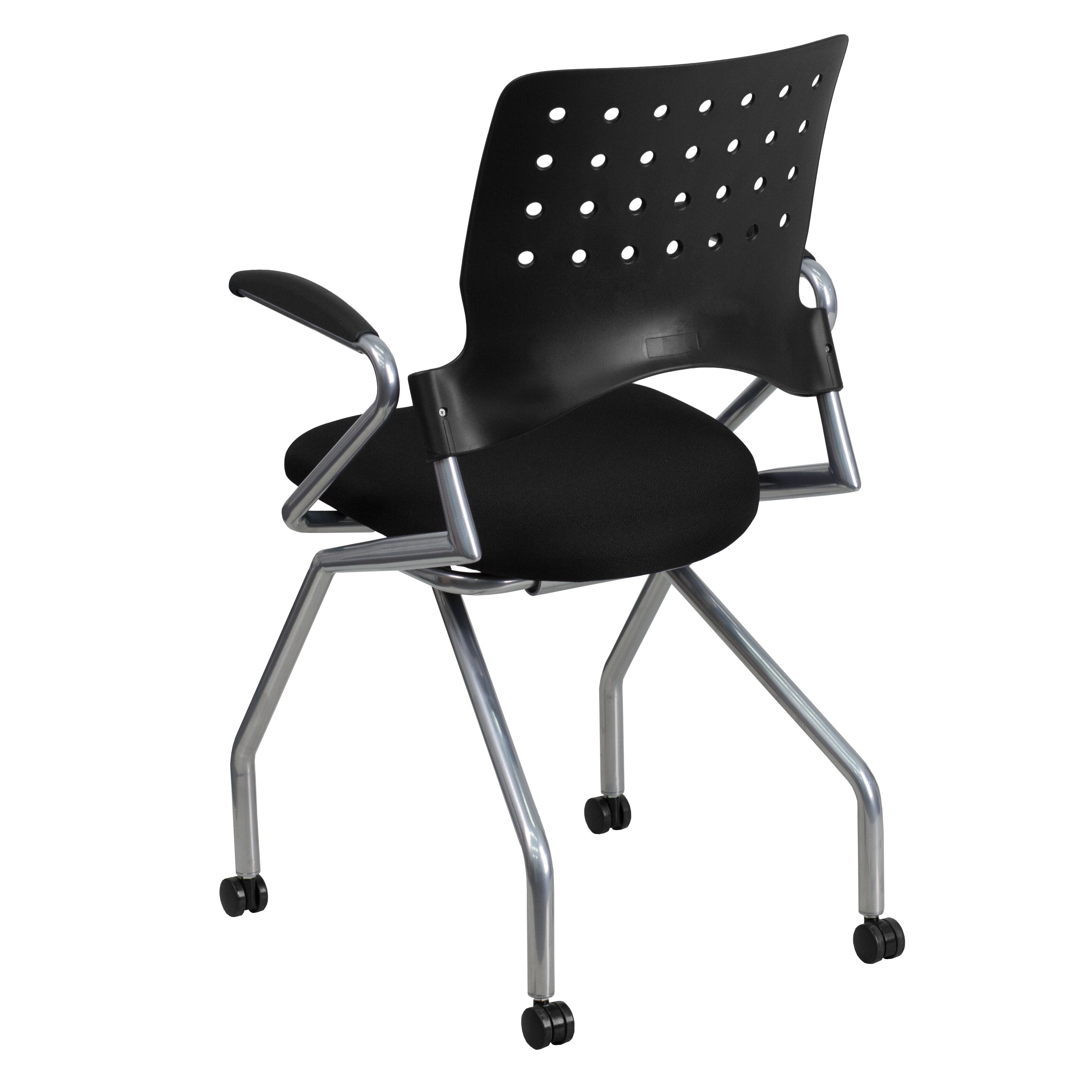 Galaxy Mobile Nesting Chair with Arms-Office Chair-Flash Furniture-Wall2Wall Furnishings