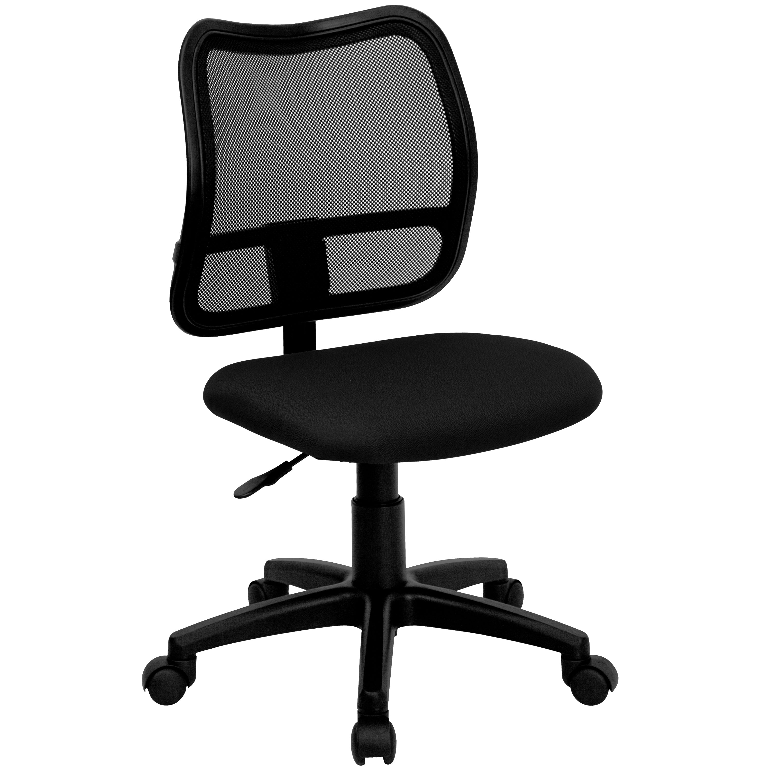 Mid-Back Mesh Swivel Task Office Chair-Office Chair-Flash Furniture-Wall2Wall Furnishings