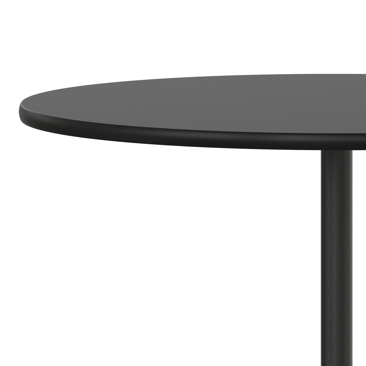 30'' Round Wood Cocktail Table with 30'' and 42'' Columns