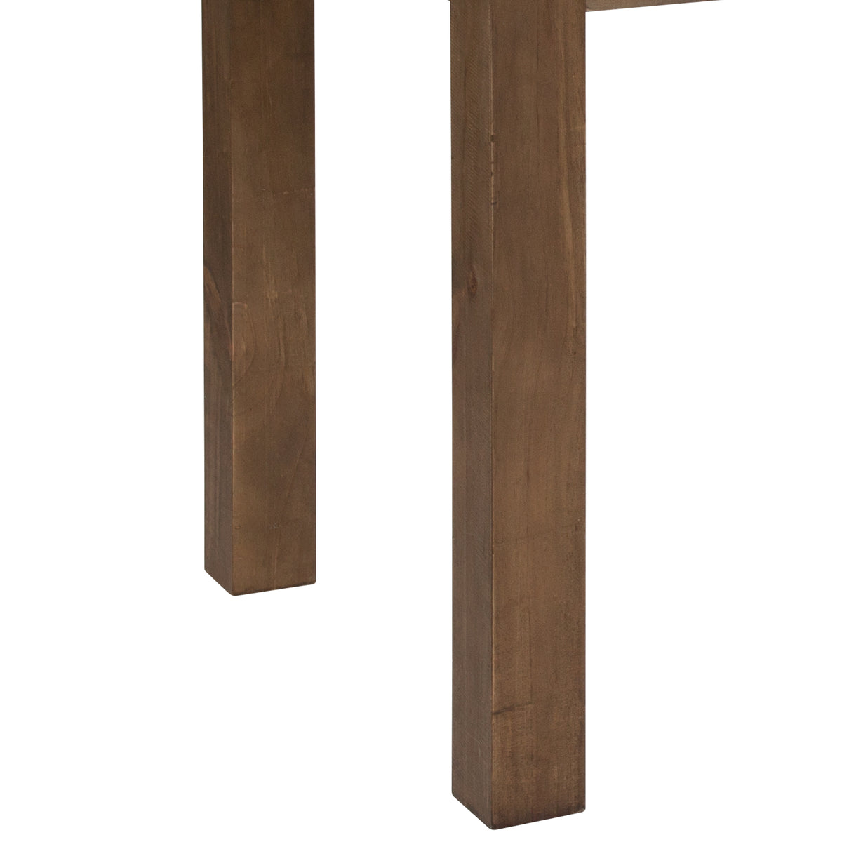 46" x 30" Rectangular Solid Pine Farm Dining Table