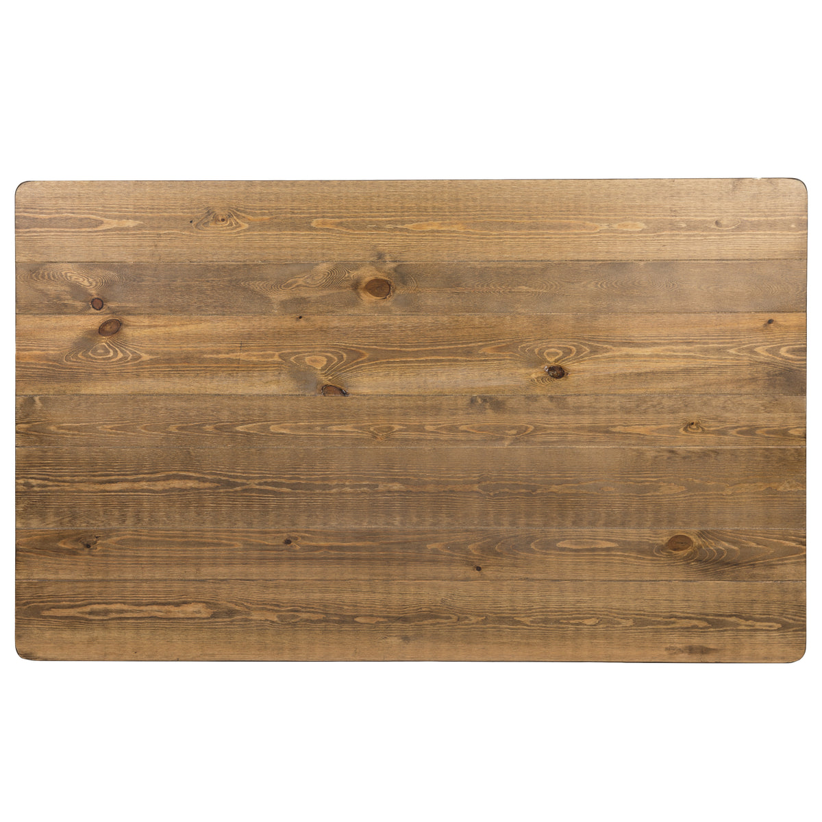 60" x 38" Rectangular Solid Pine Farm Dining Table