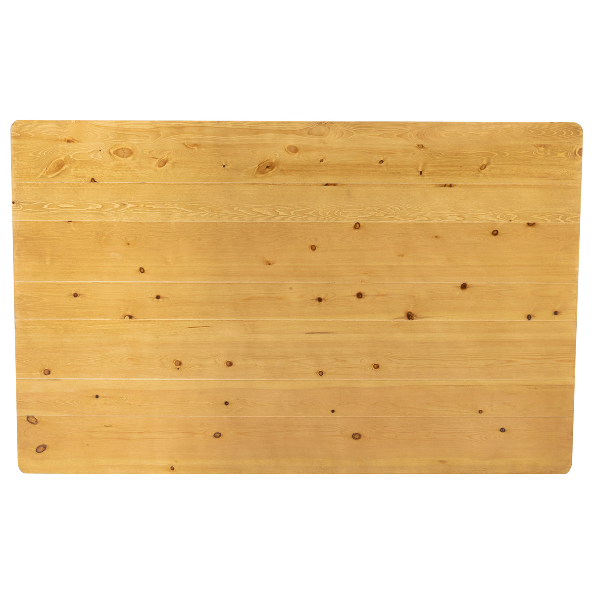 60" x 38" Rectangular Solid Pine Farm Dining Table