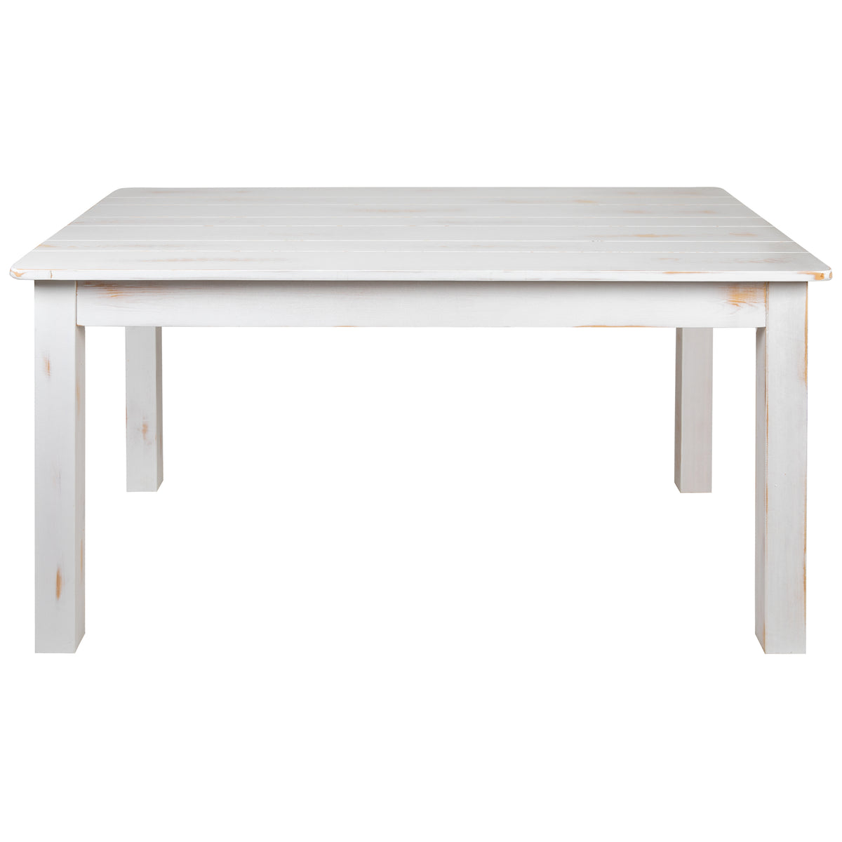 60" x 38" Rectangular Solid Pine Farm Dining Table