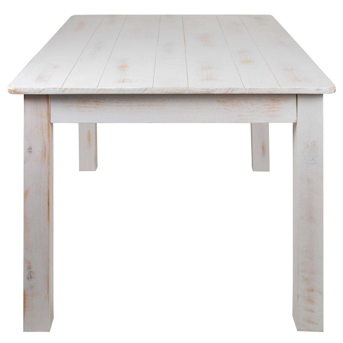 60" x 38" Rectangular Solid Pine Farm Dining Table