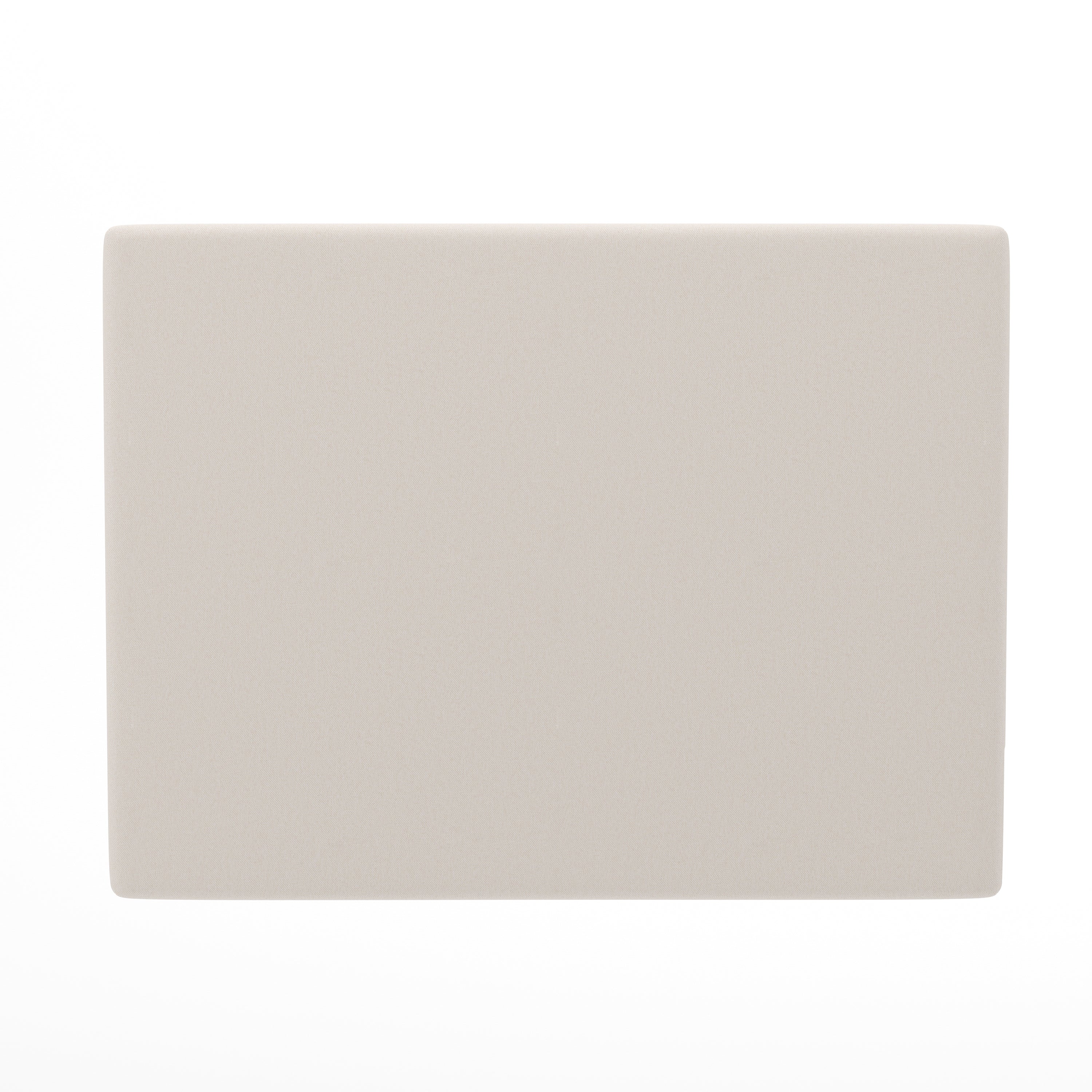 Hugo Headboard with 2 Power Outlets, 1 USB and 1 USB Type-C Port with Faux Linen Upholstery and Dual Hanging Options