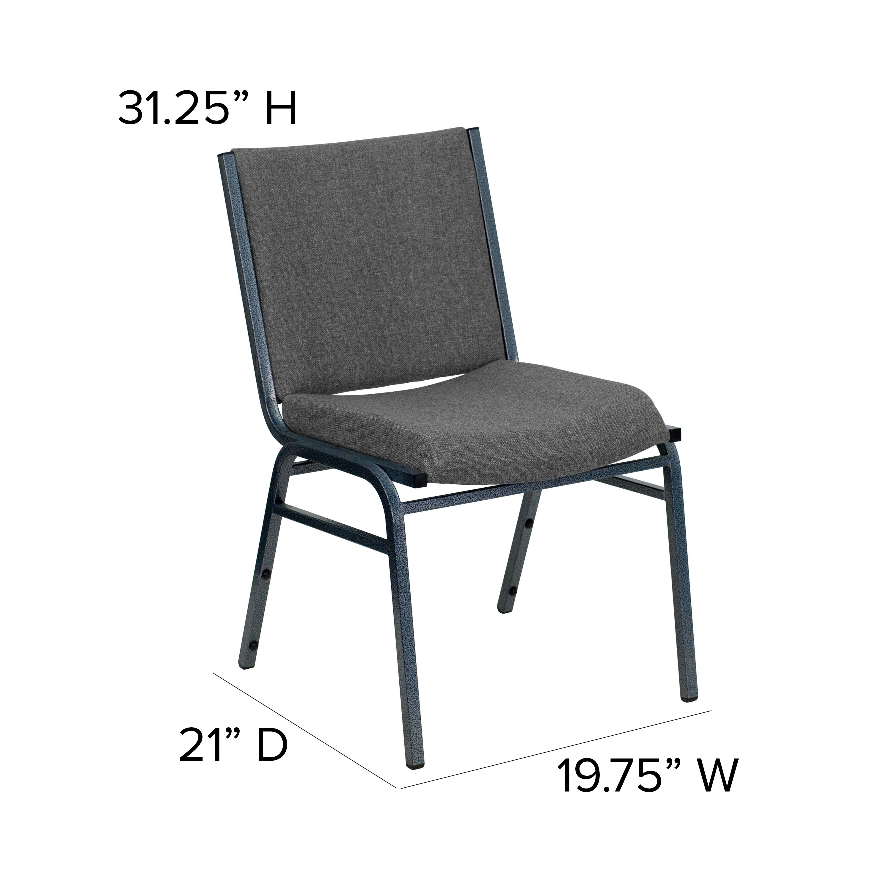 HERCULES Series Heavy Duty Stack Chair-Side Stack Chair-Flash Furniture-Wall2Wall Furnishings