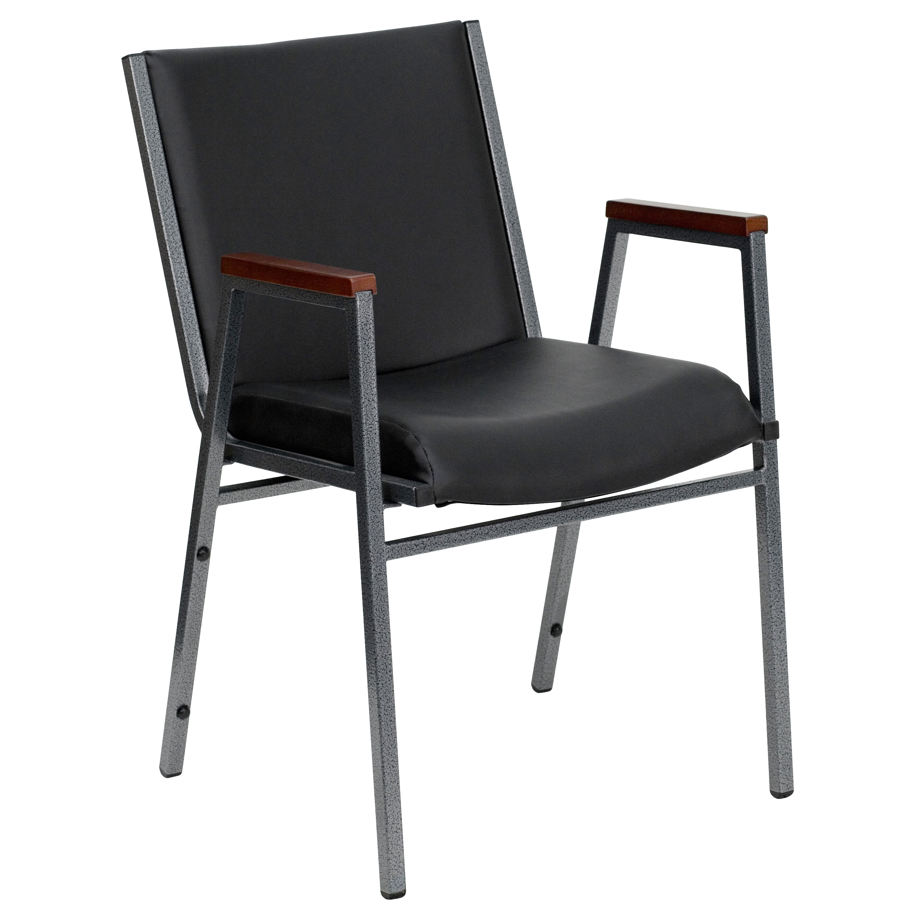HERCULES Series Heavy Duty Stack Chair with Arms-Side Stack Chair-Flash Furniture-Wall2Wall Furnishings