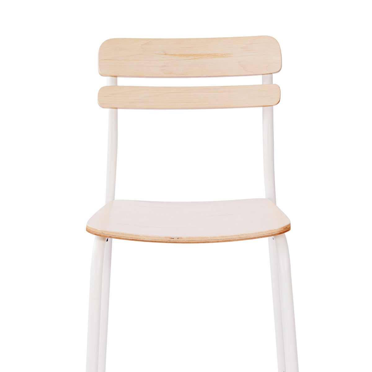 Cyprus Commercial Grade Solid Wood Bar Stool with Metal Frame and Antique Finish