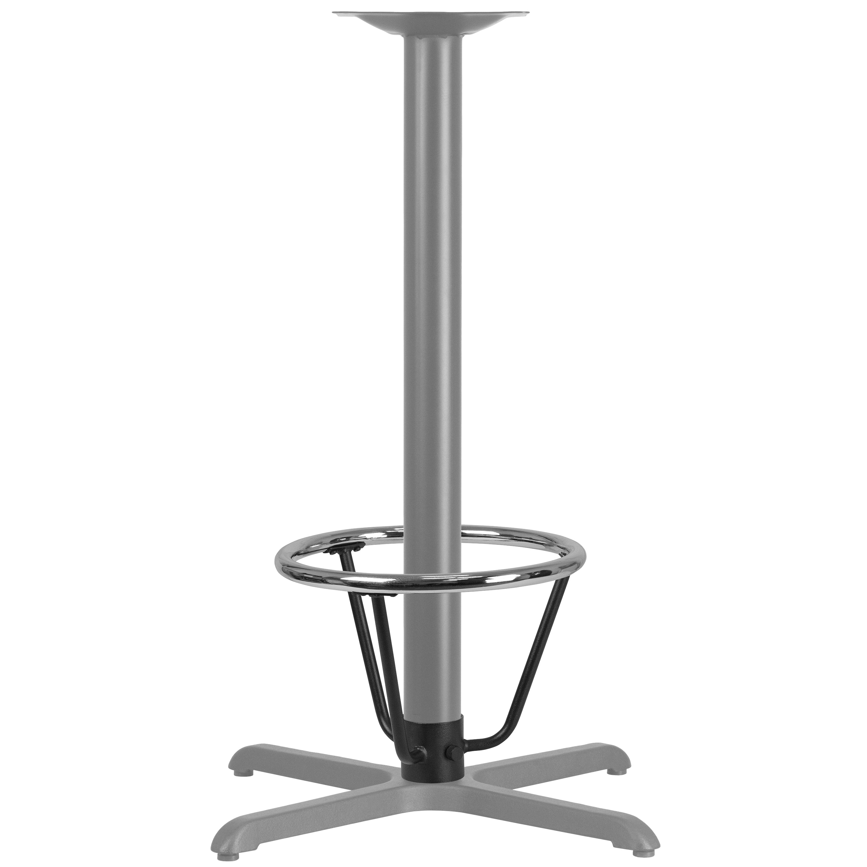 Bar Height Table Base Foot Ring with 3.25'' Column Ring - 16'' Diameter-Restaurant Table Bases-Flash Furniture-Wall2Wall Furnishings