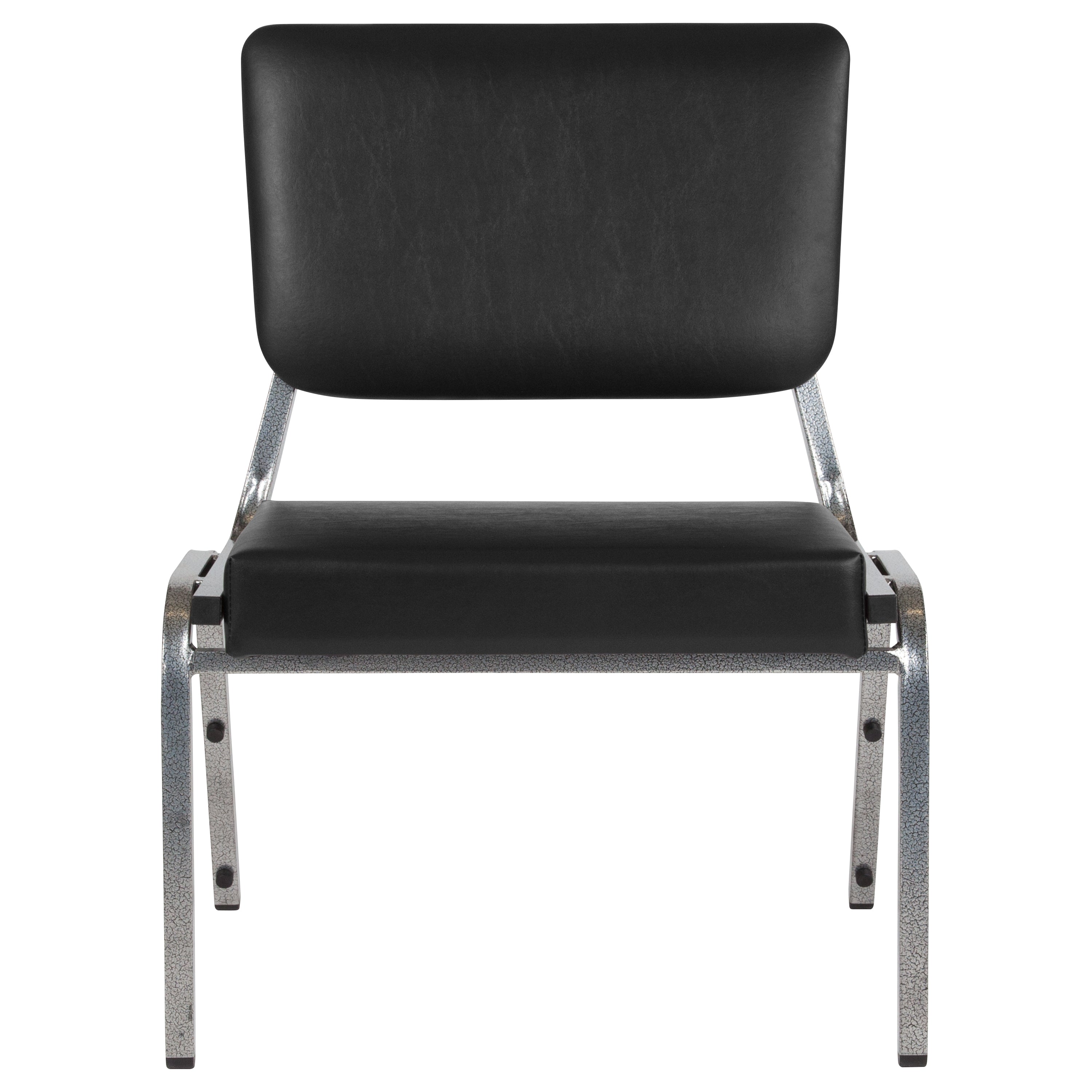 HERCULES Series 1000 lb. Rated Antimicrobial Bariatric medical Reception Chair with 3/4 Panel Back-Bariatric Antimicrobial Stack Chair-Flash Furniture-Wall2Wall Furnishings