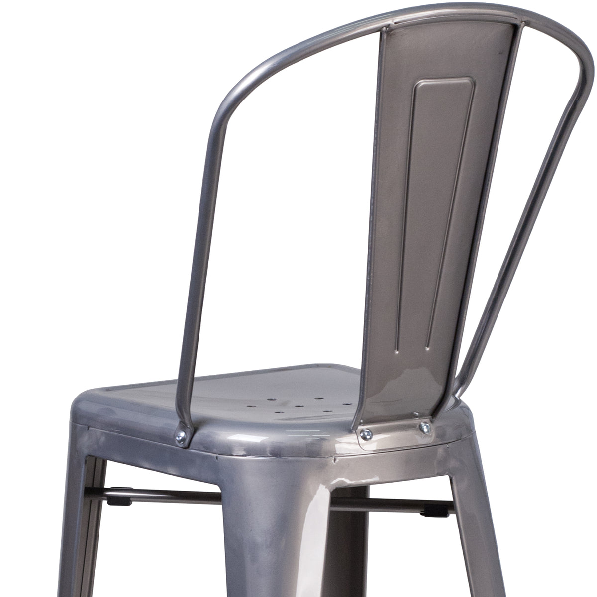 30'' High Indoor Barstool with Back