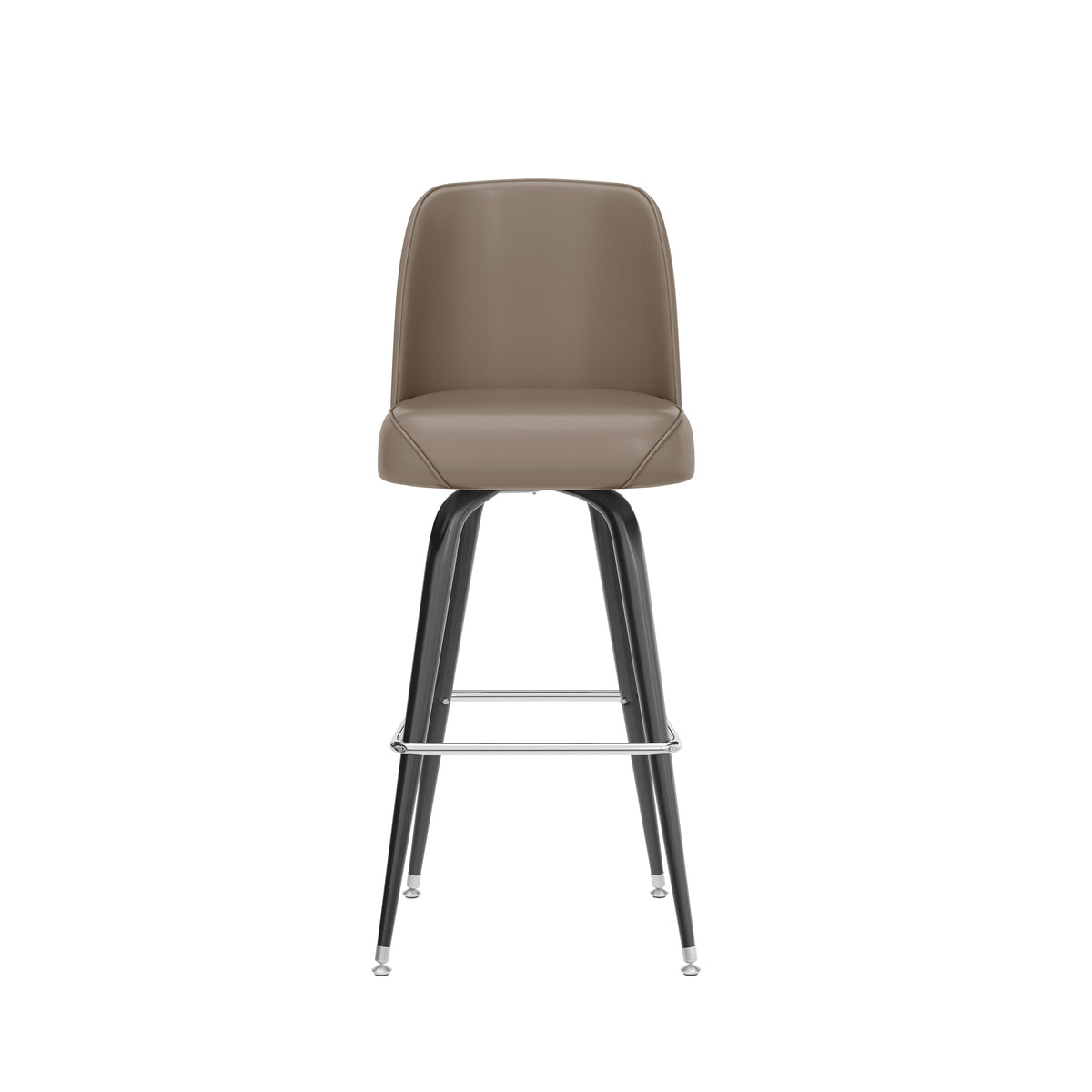 Metal Barstool with Swivel Bucket Seat