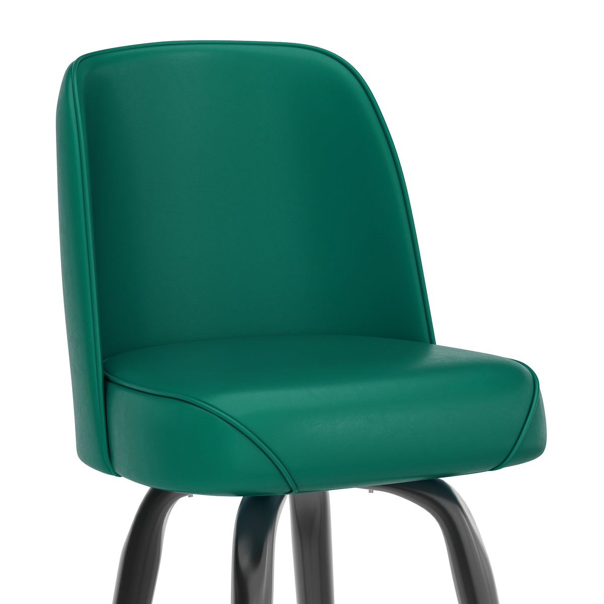 Metal Barstool with Swivel Bucket Seat