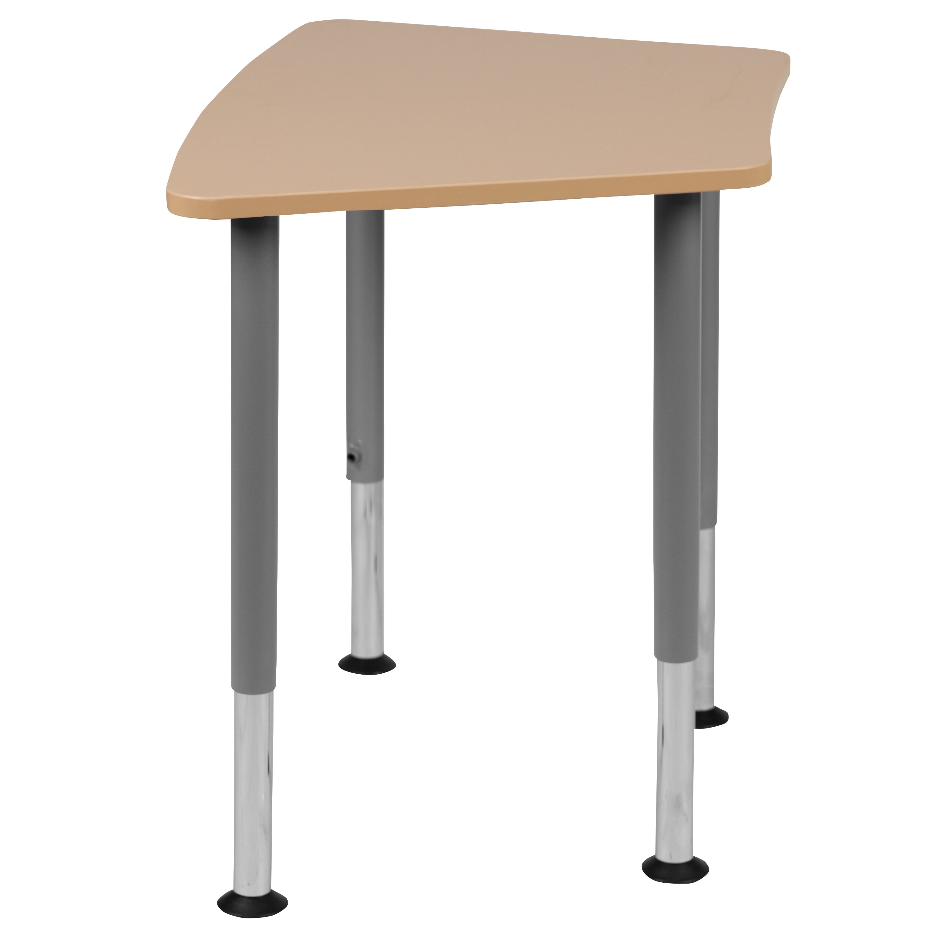 Hex Collaborative Student Desk (Adjustable from 22.3" to 34") - Home and Classroom-Nesting Student Desks-Flash Furniture-Wall2Wall Furnishings