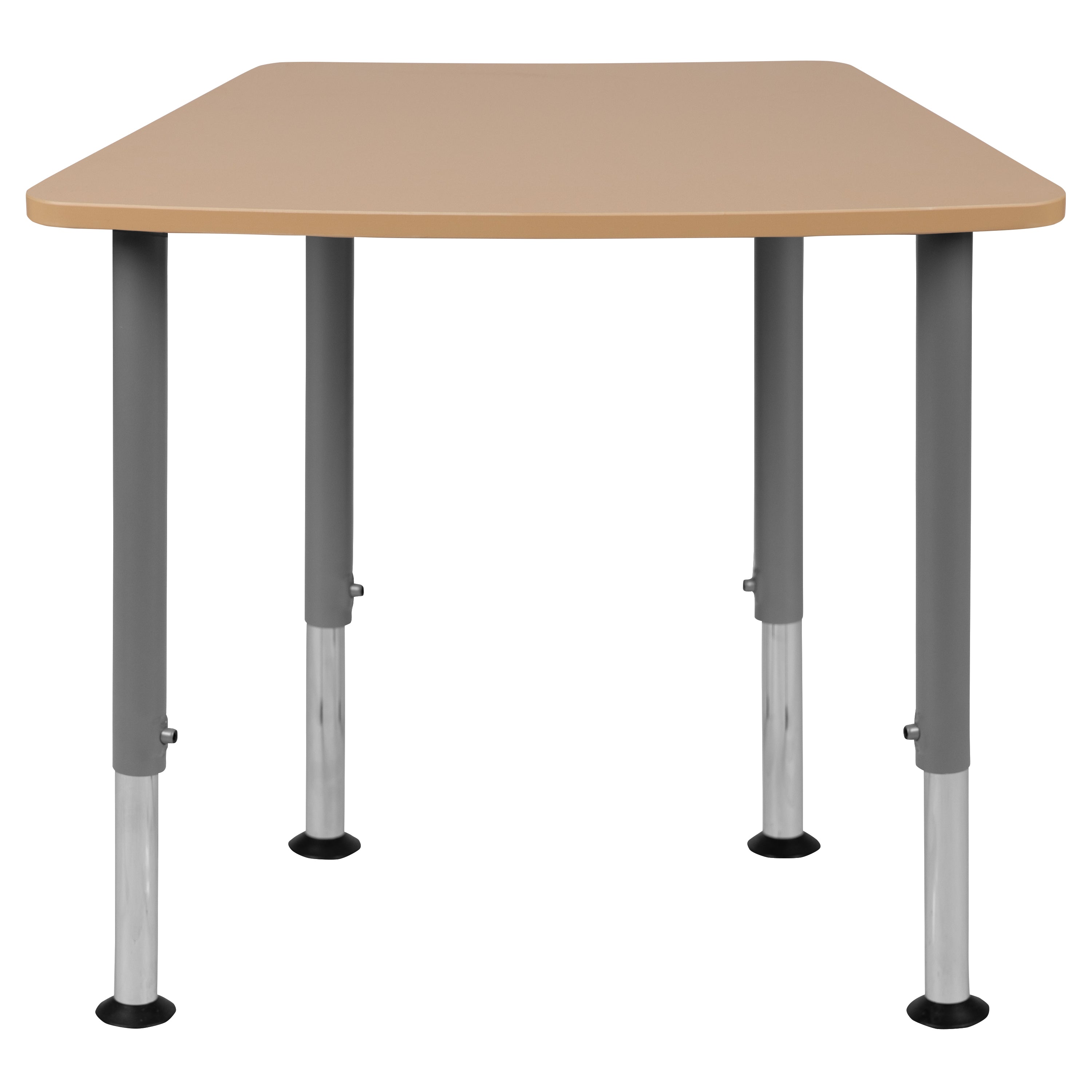 Hex Collaborative Student Desk (Adjustable from 22.3" to 34") - Home and Classroom-Nesting Student Desks-Flash Furniture-Wall2Wall Furnishings