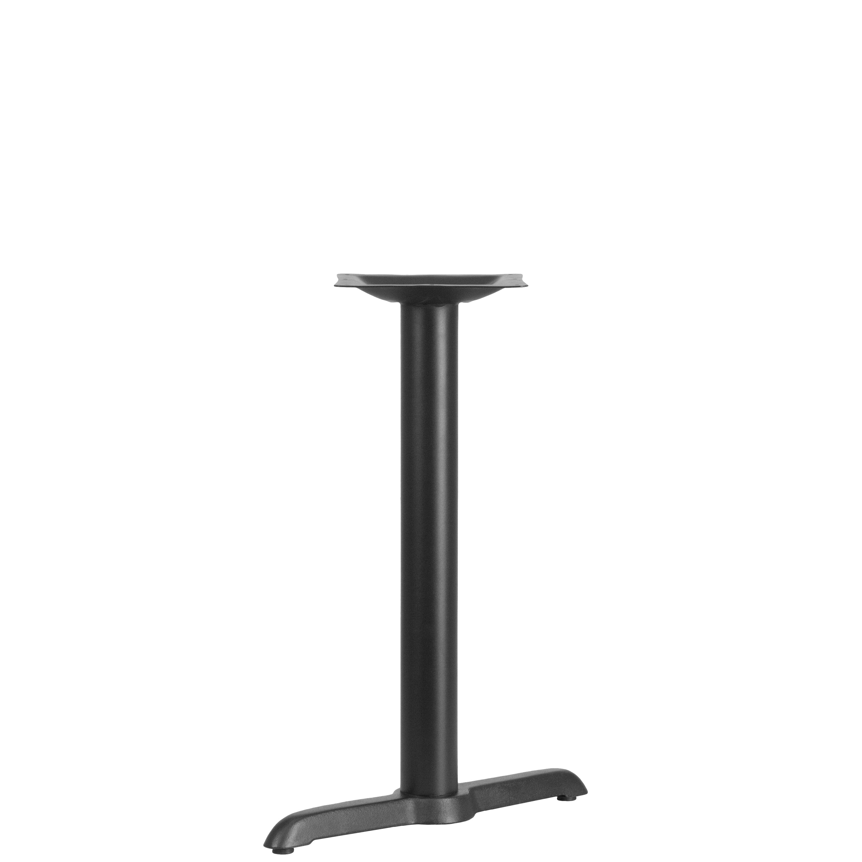 5'' x 22'' Restaurant Table T-Base with 3'' Dia. Table Height Column-Restaurant Table Bases-Flash Furniture-Wall2Wall Furnishings